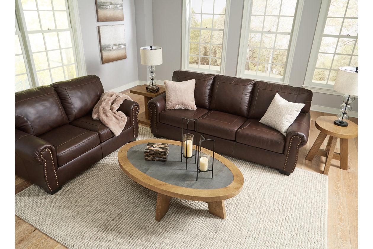 Colleton Dark Brown Sofa and Loveseat - Image 3