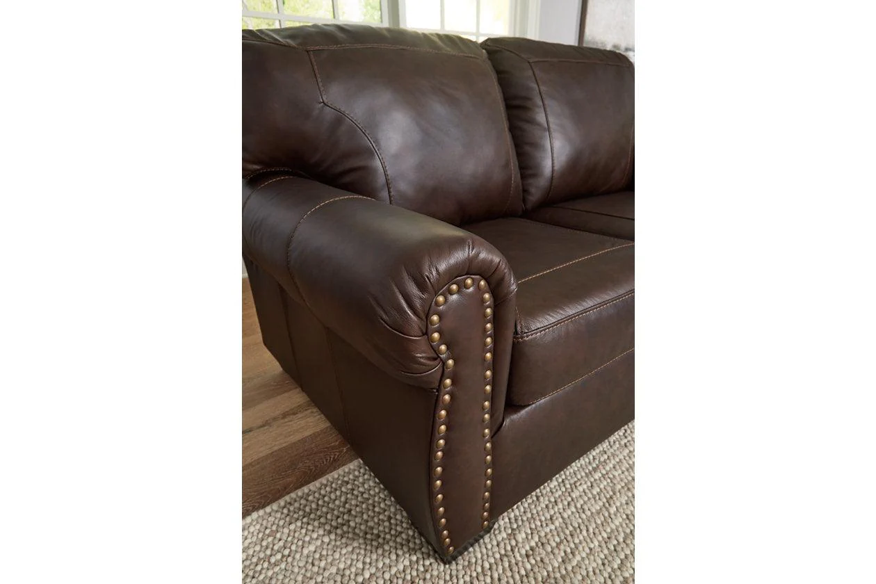 Colleton Dark Brown Sofa and Loveseat - Image 5