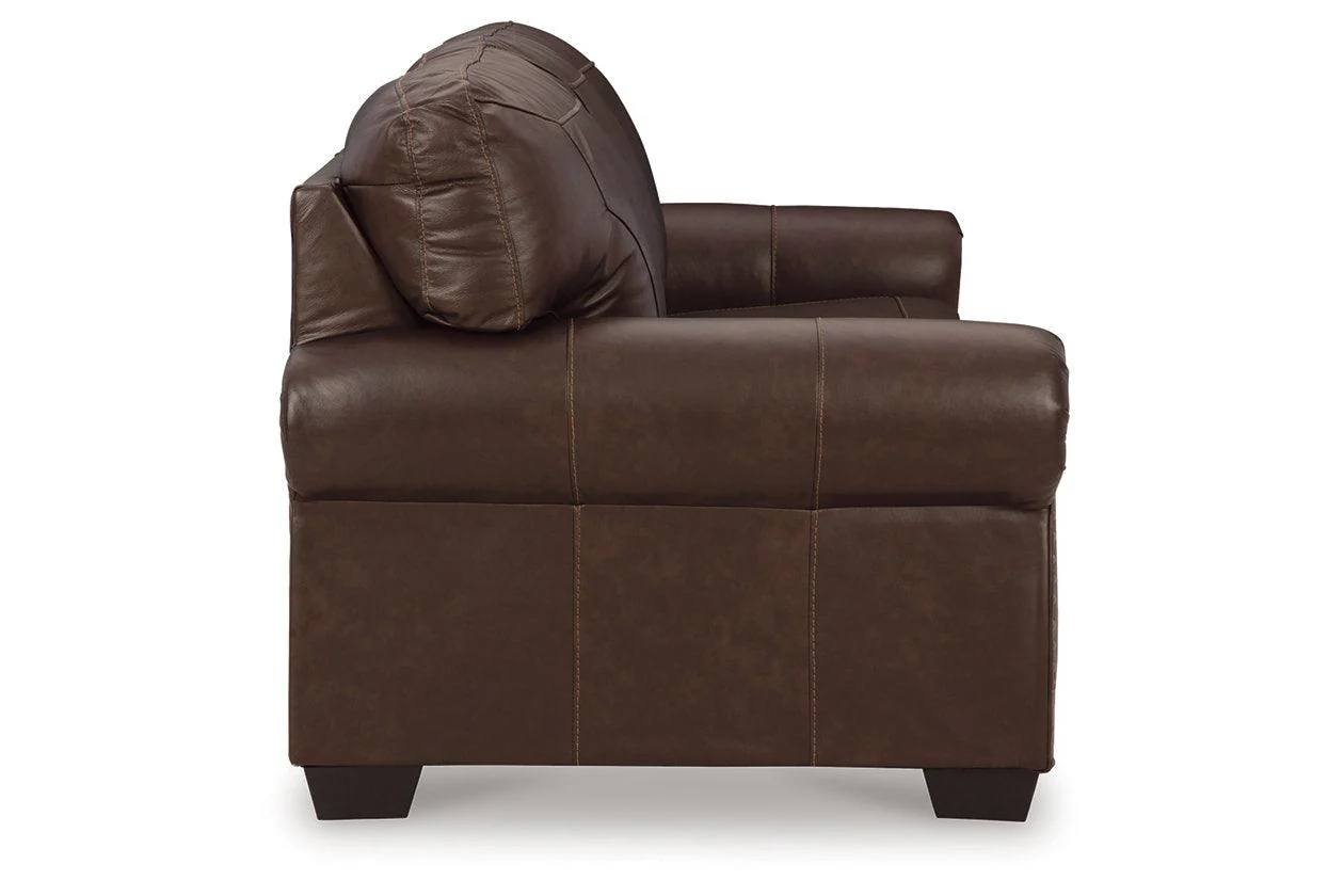 Colleton Dark Brown Sofa and Recliner - Image 3