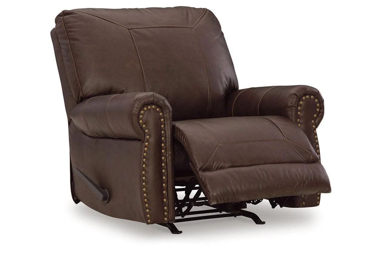Colleton Dark Brown Sofa and Recliner - Image 7