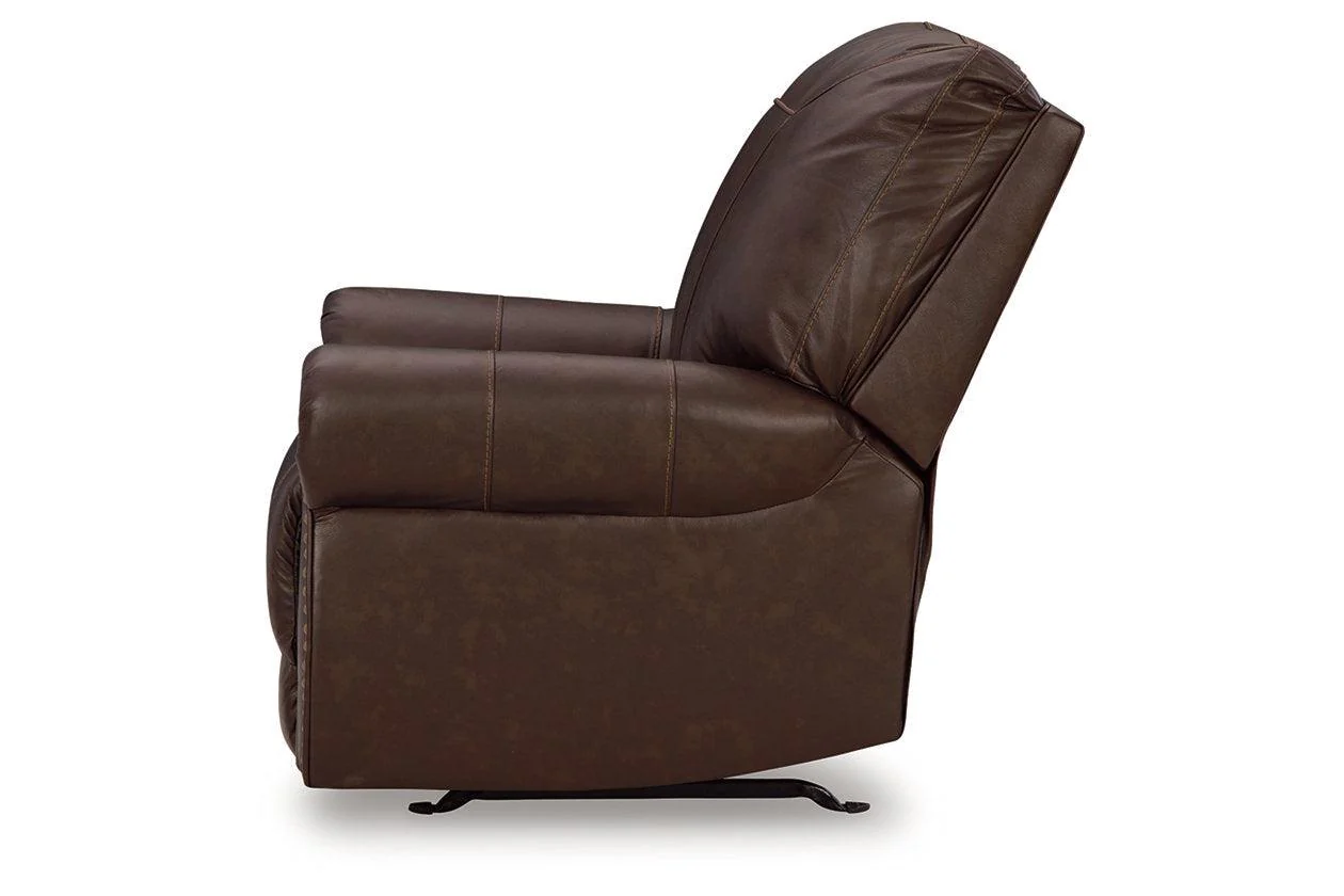 Colleton Dark Brown Sofa and Recliner - Image 9