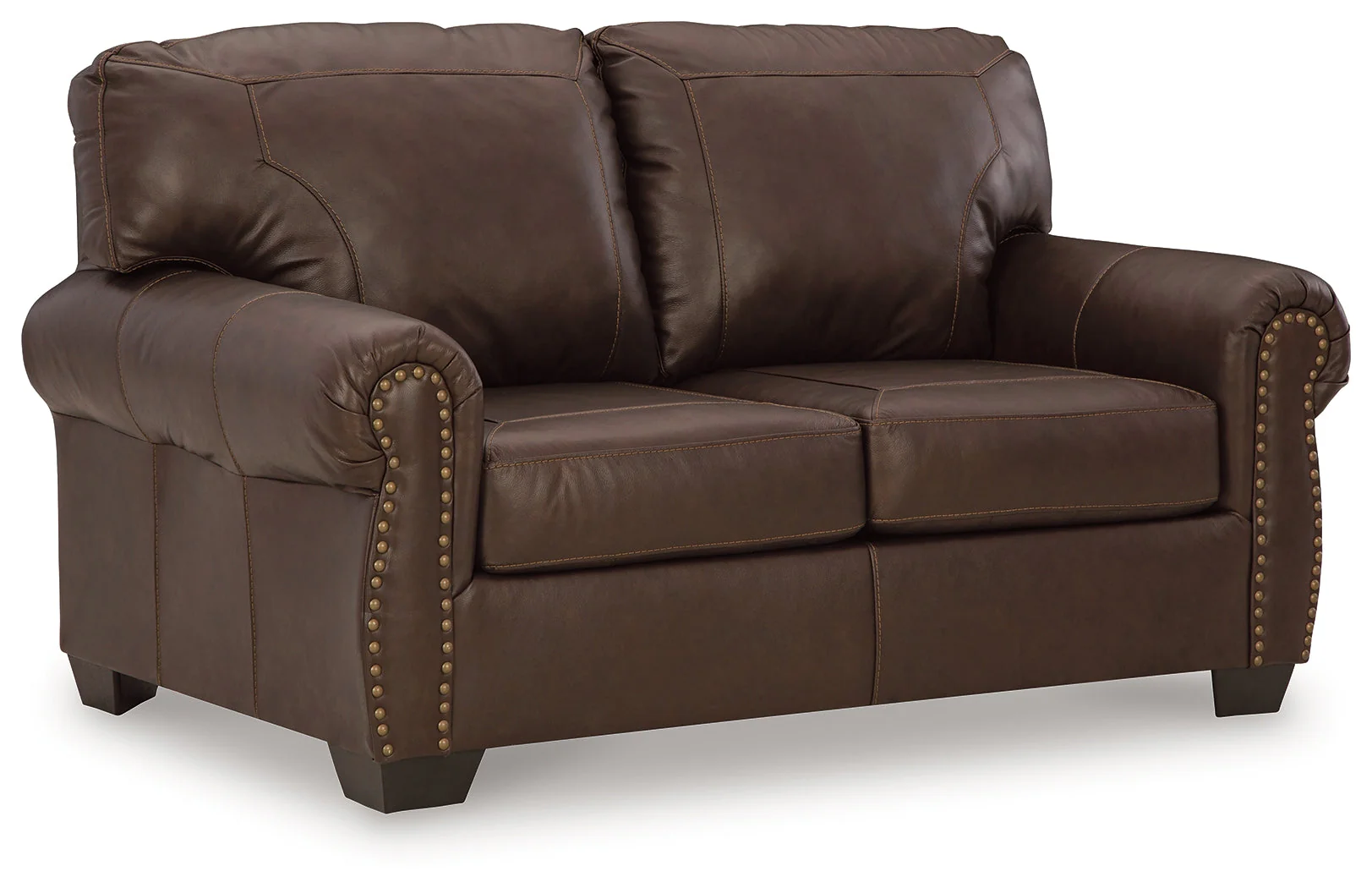 Colleton Sofa, Loveseat and Recliner in Dark Brown - Image 6