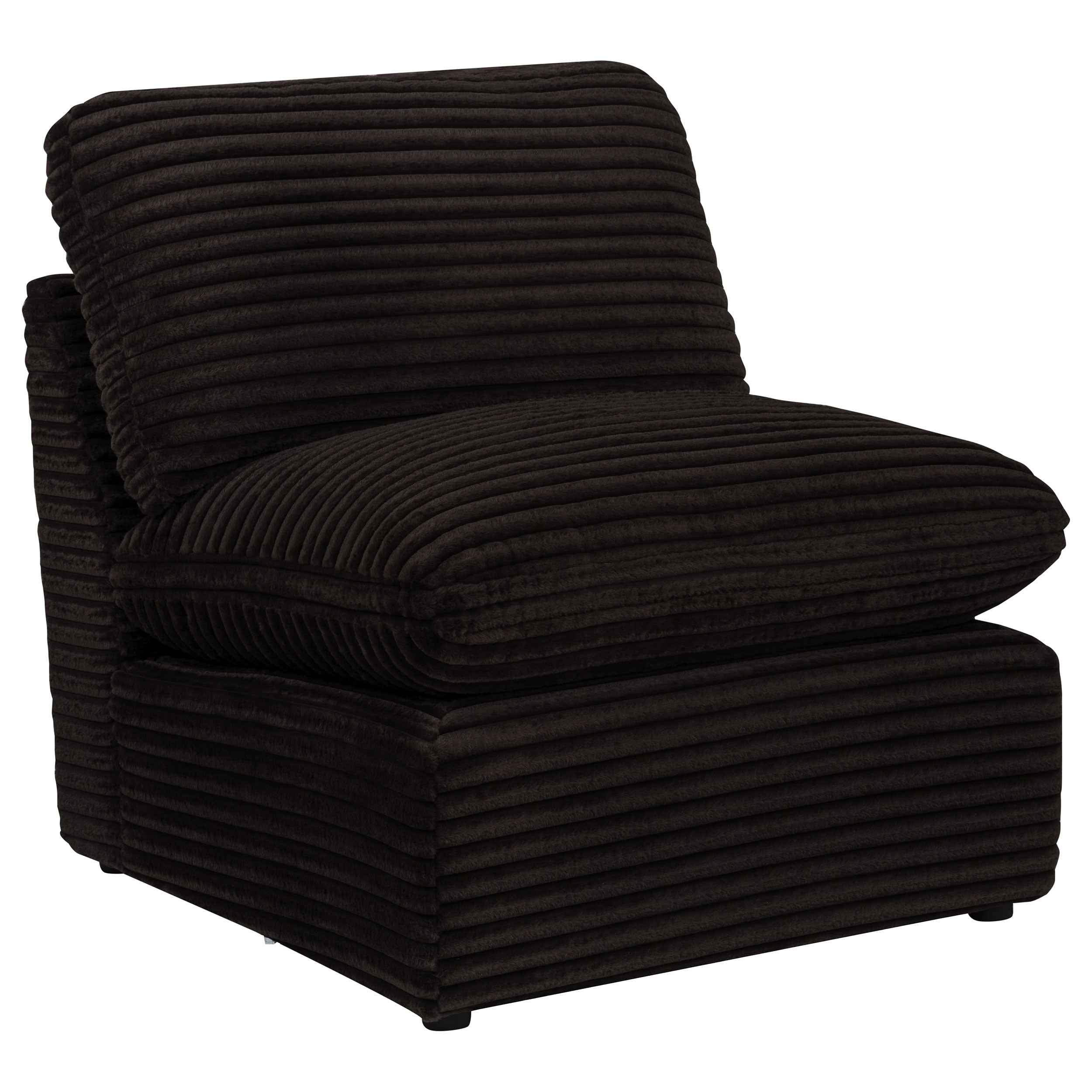 Collins Chocolate Brown 5-piece Modular Power Reclining Sectional - Image 4