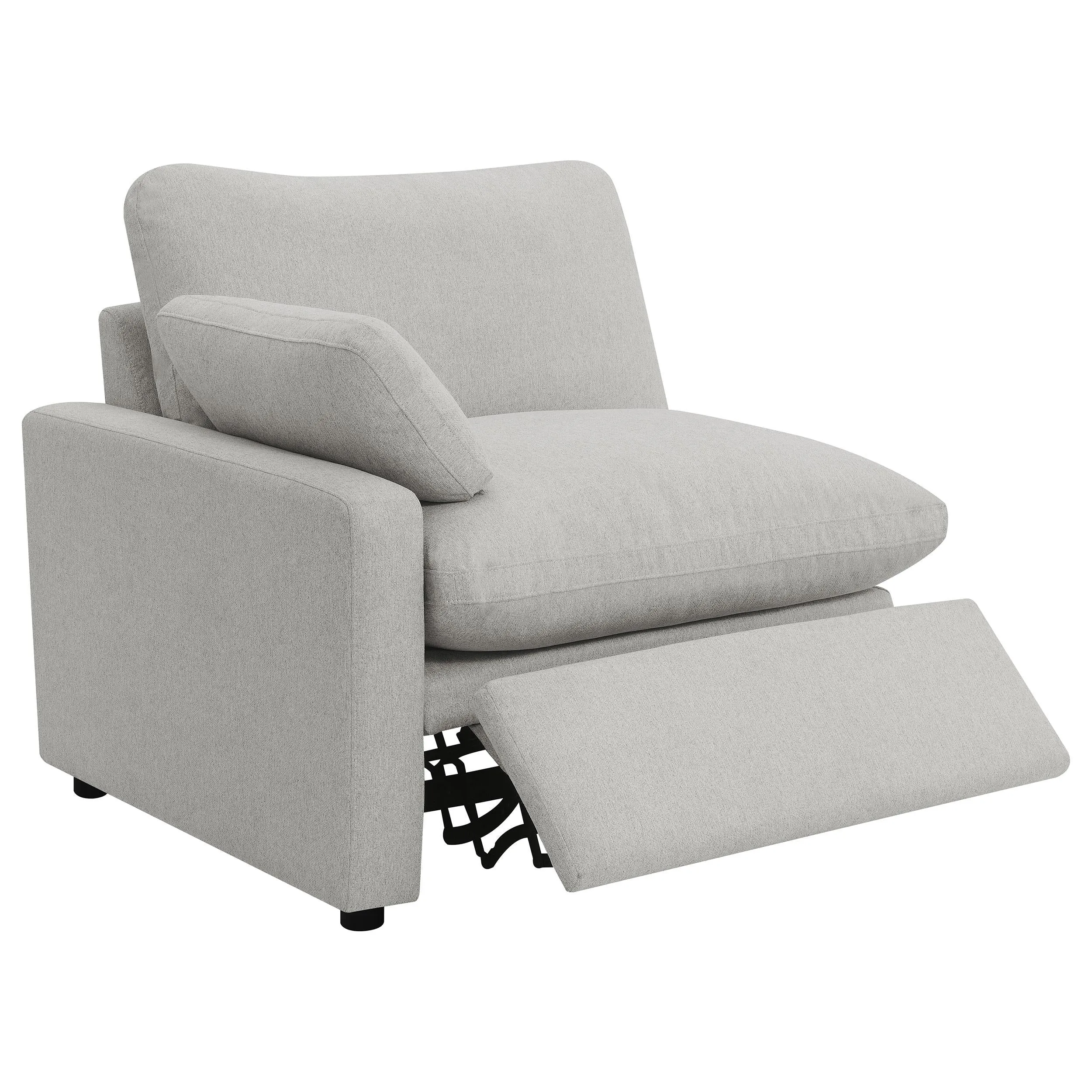 Collins Gray Modular Power Reclining Loveseat - Image 5