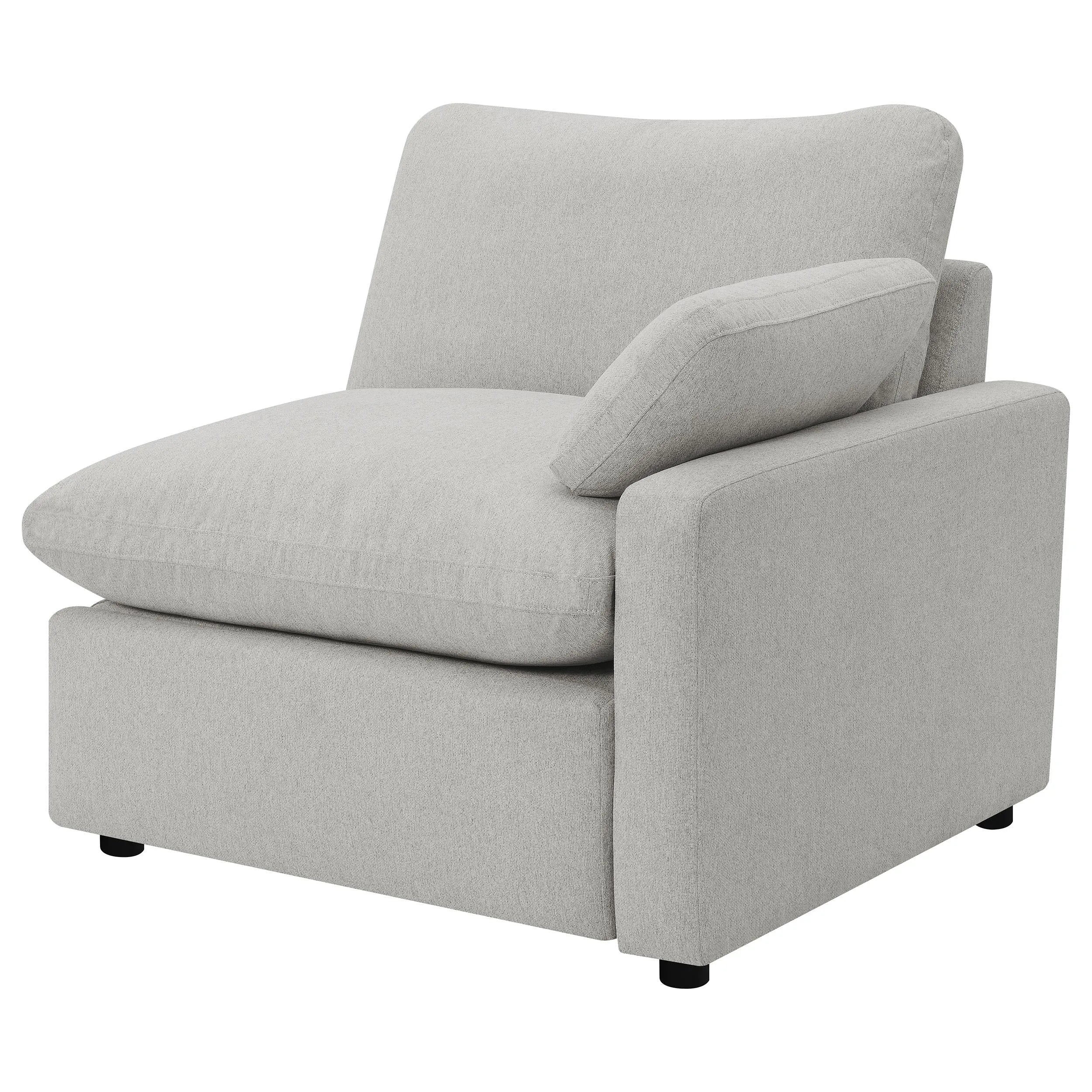 Collins Gray Modular Power Reclining Loveseat - Image 6