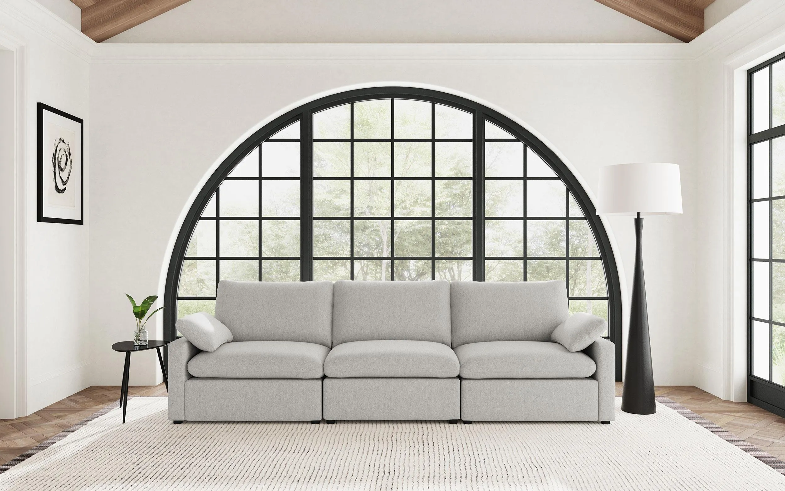 Collins Gray Modular Power Reclining Sofa - Image 2