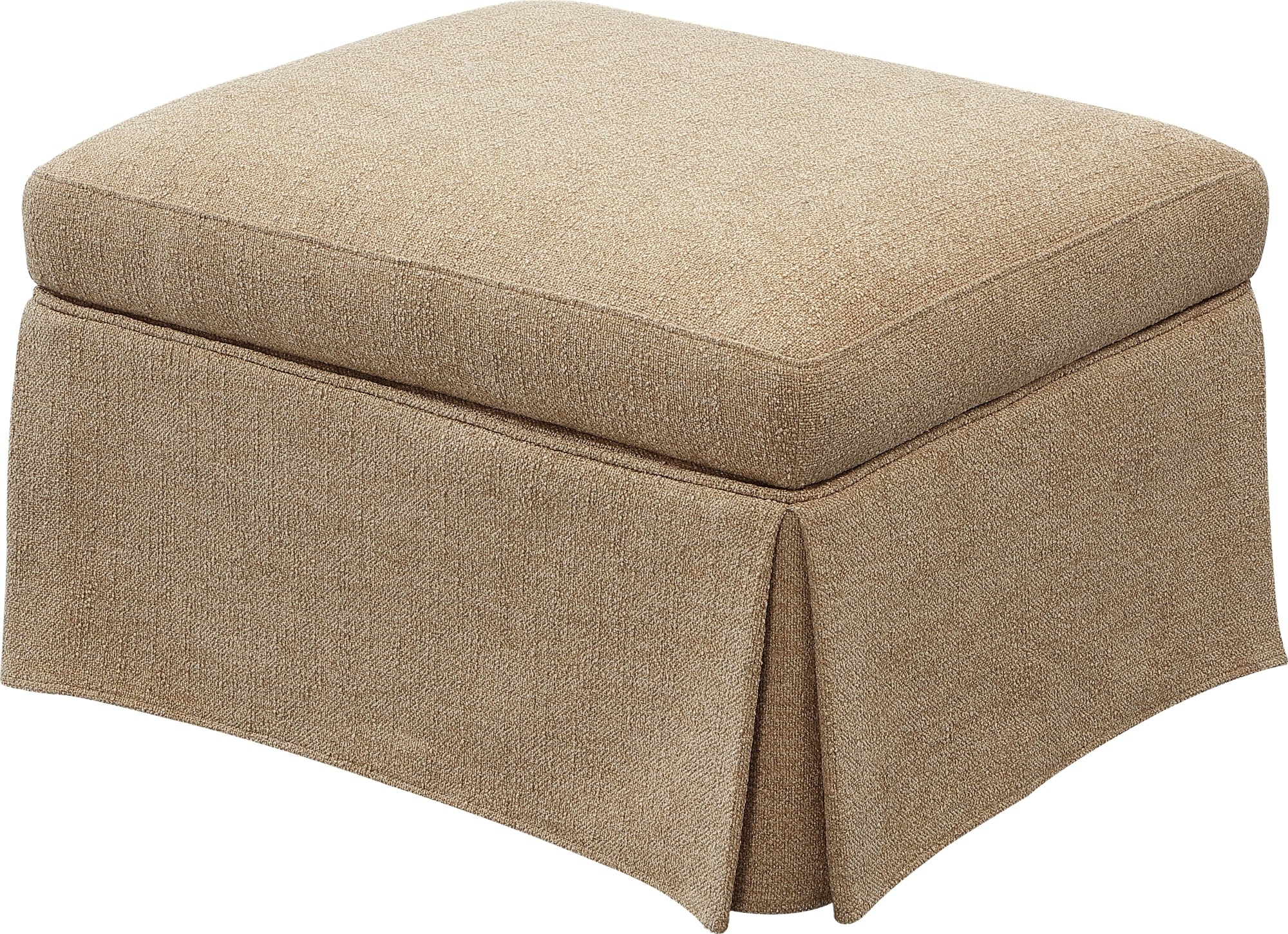 Colton Sourdough Upholstered Storage Ottoman - Image 2