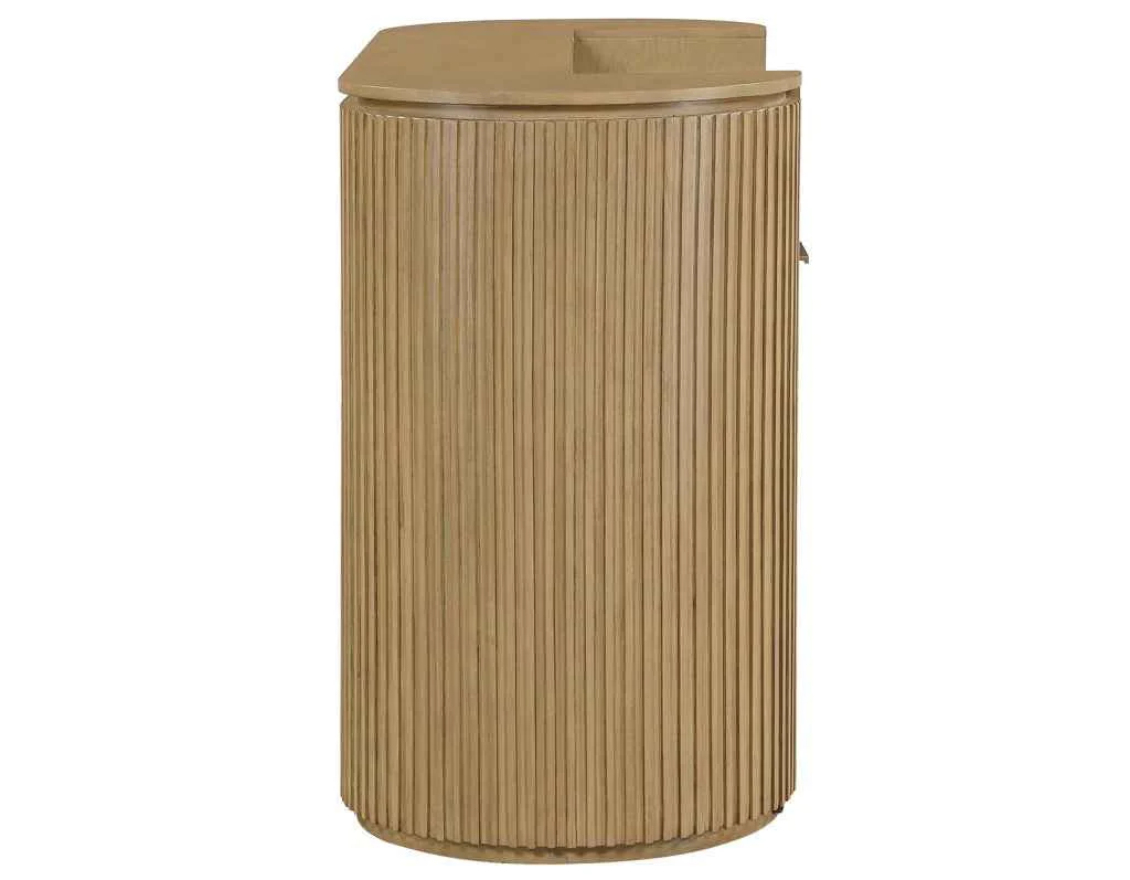 Colvin Toffee Finish Reeded Bar - Image 13