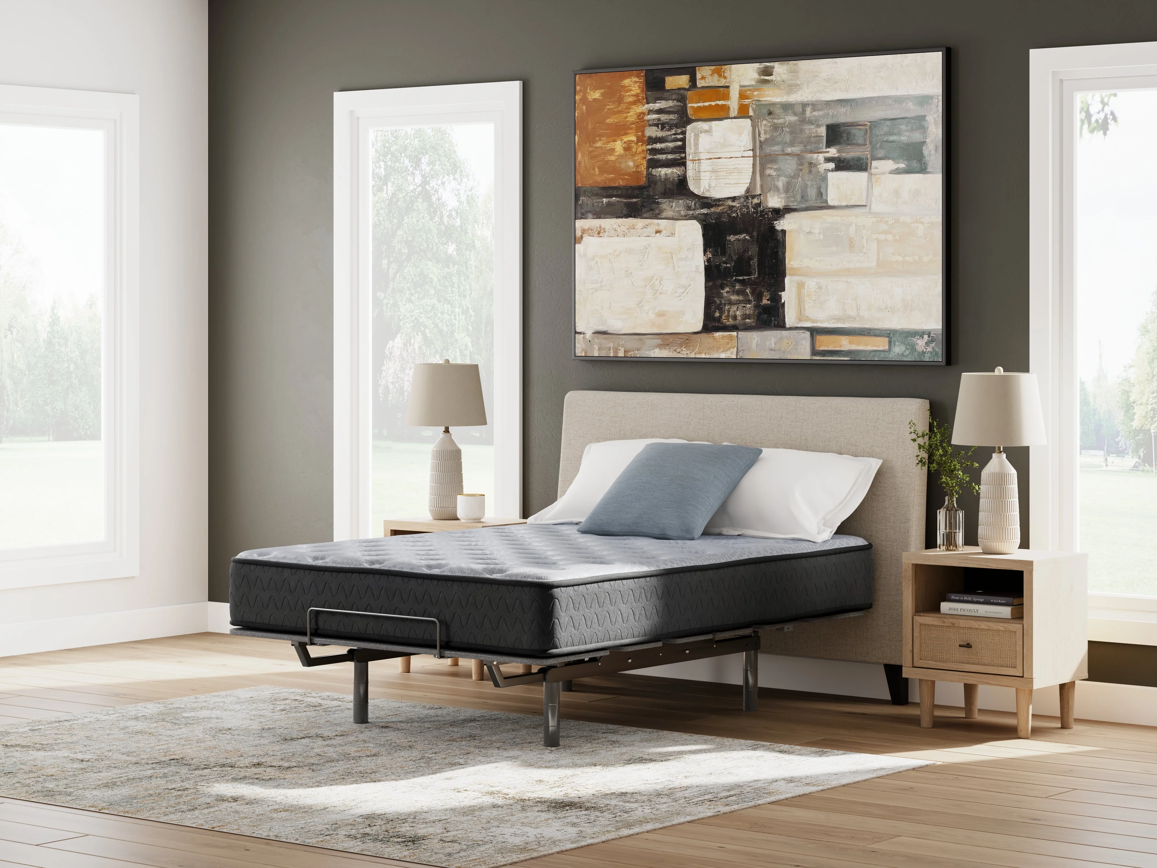 Comfort Plus Gray Queen Mattress - Image 9