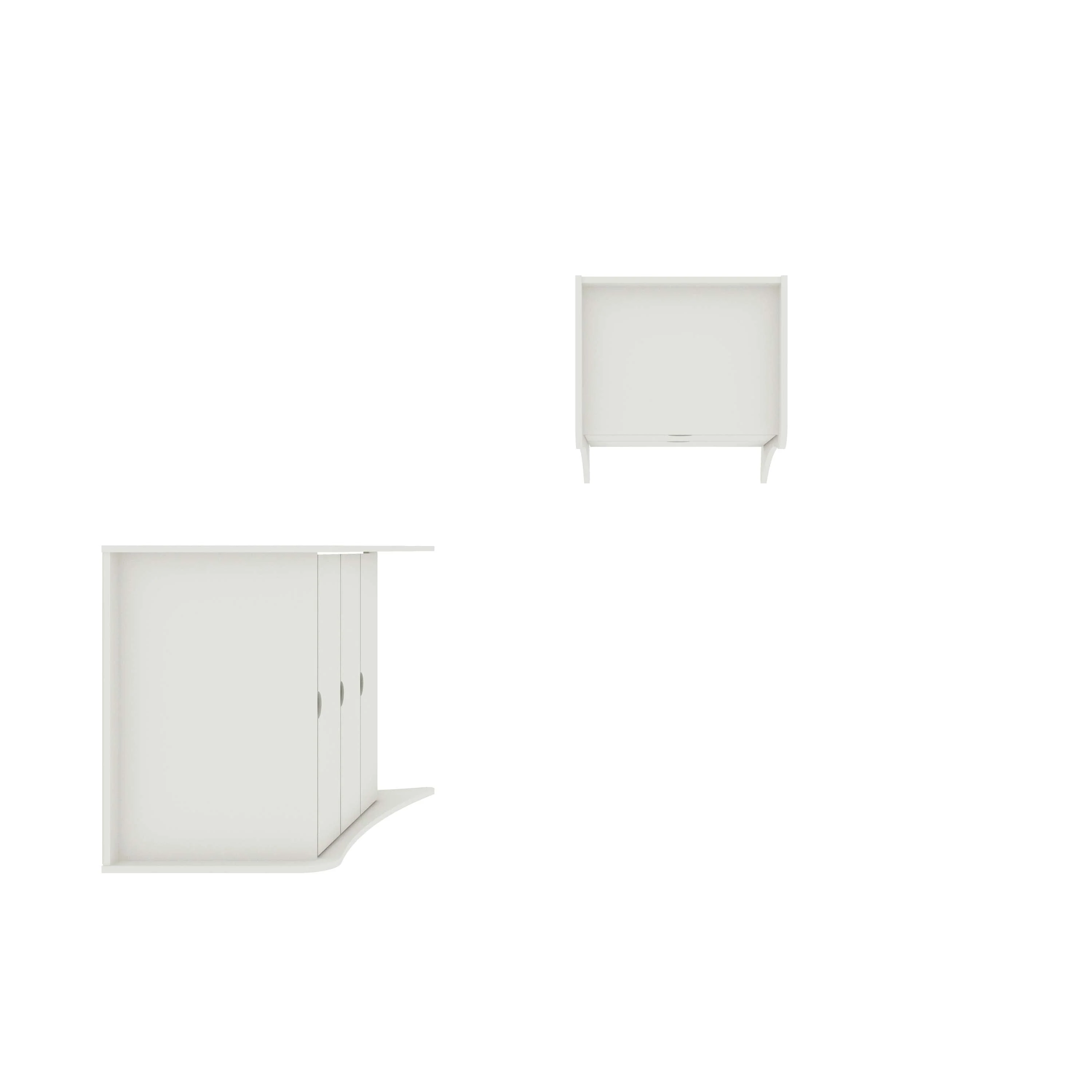 Coney 2-Piece Dresser and Nightstand in White - Image 8