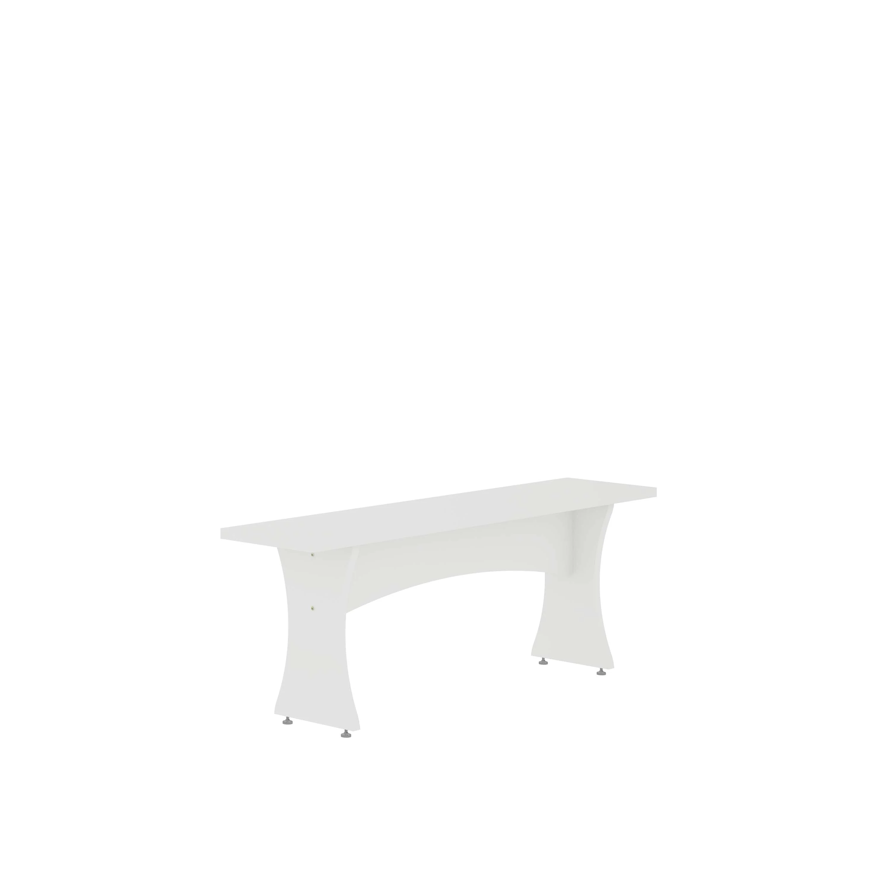 Coney Dining Bench in White (set of 2) - Image 10