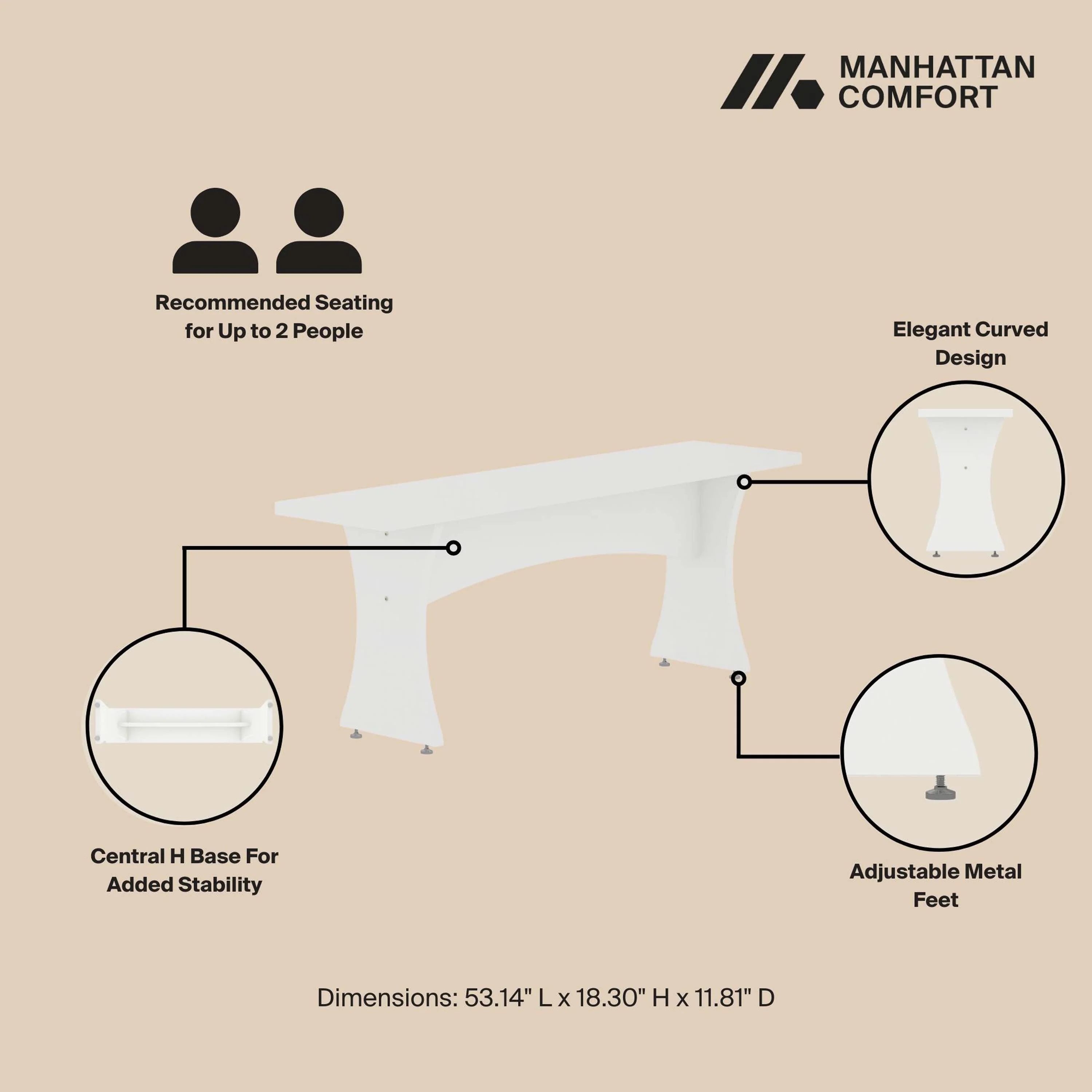 Coney Dining in White (set of 3) - Image 5