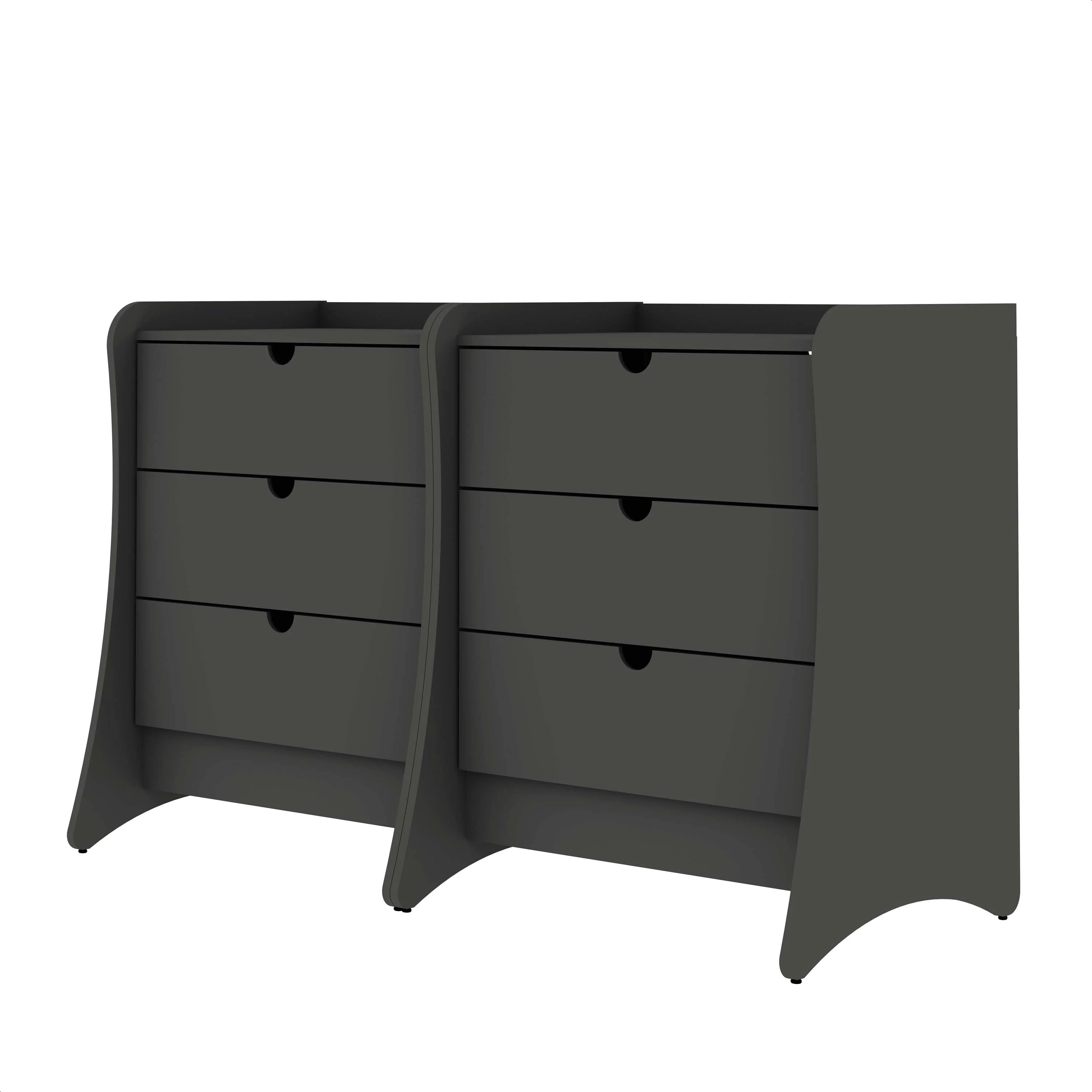 Coney Dresser in Gray (set of 2) - Image 4