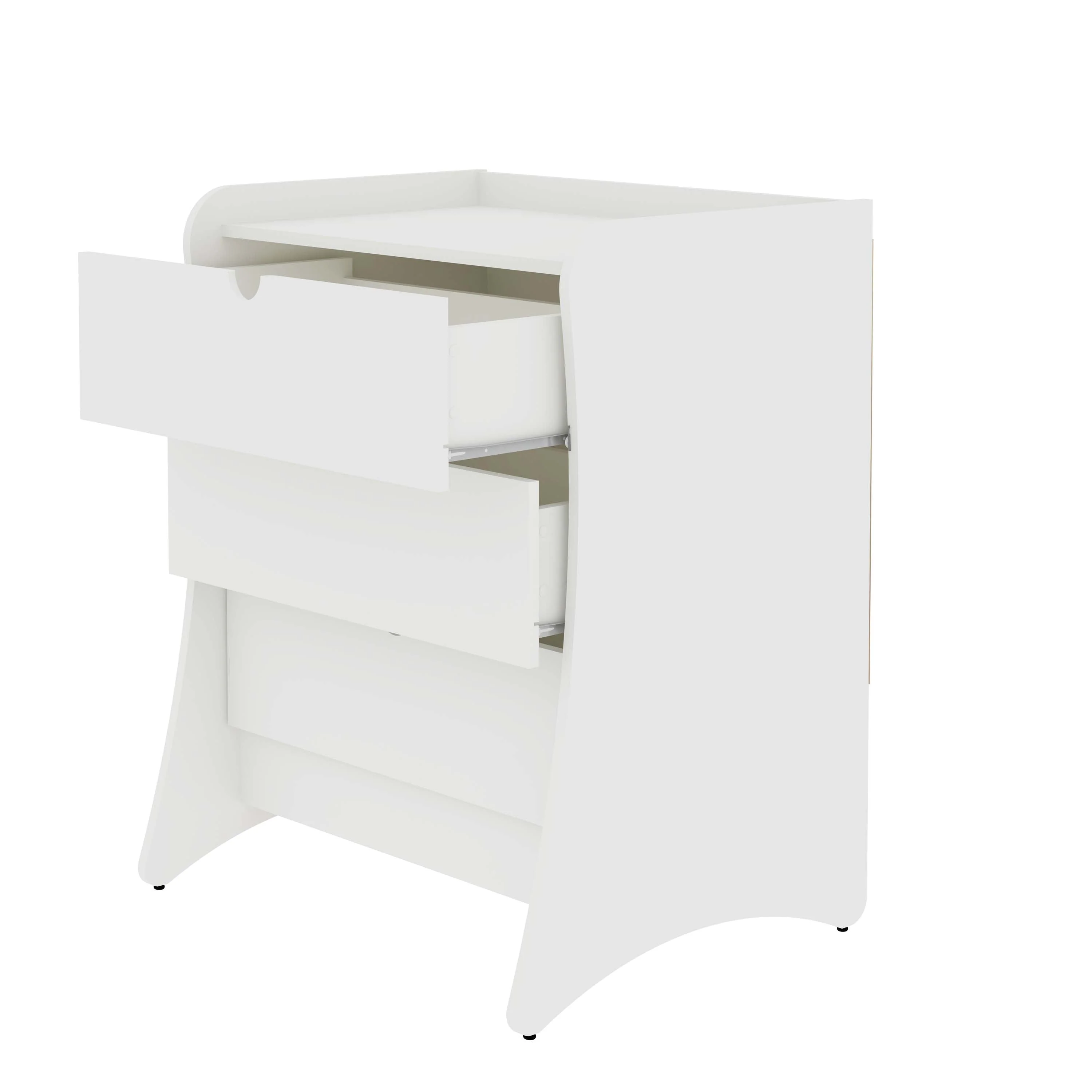 Coney Dresser in White - Image 6