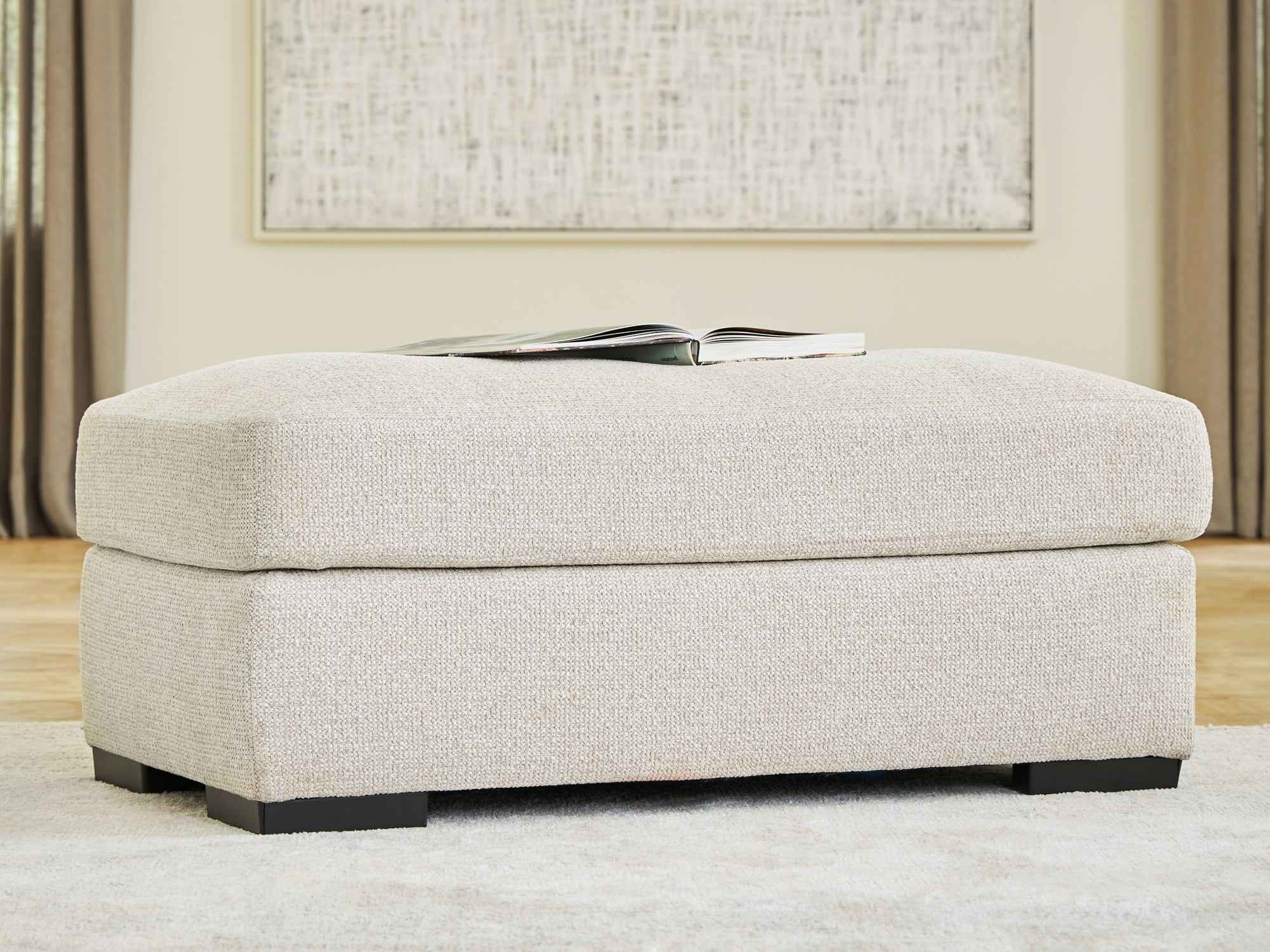Conlee-Pike Linen Ottoman