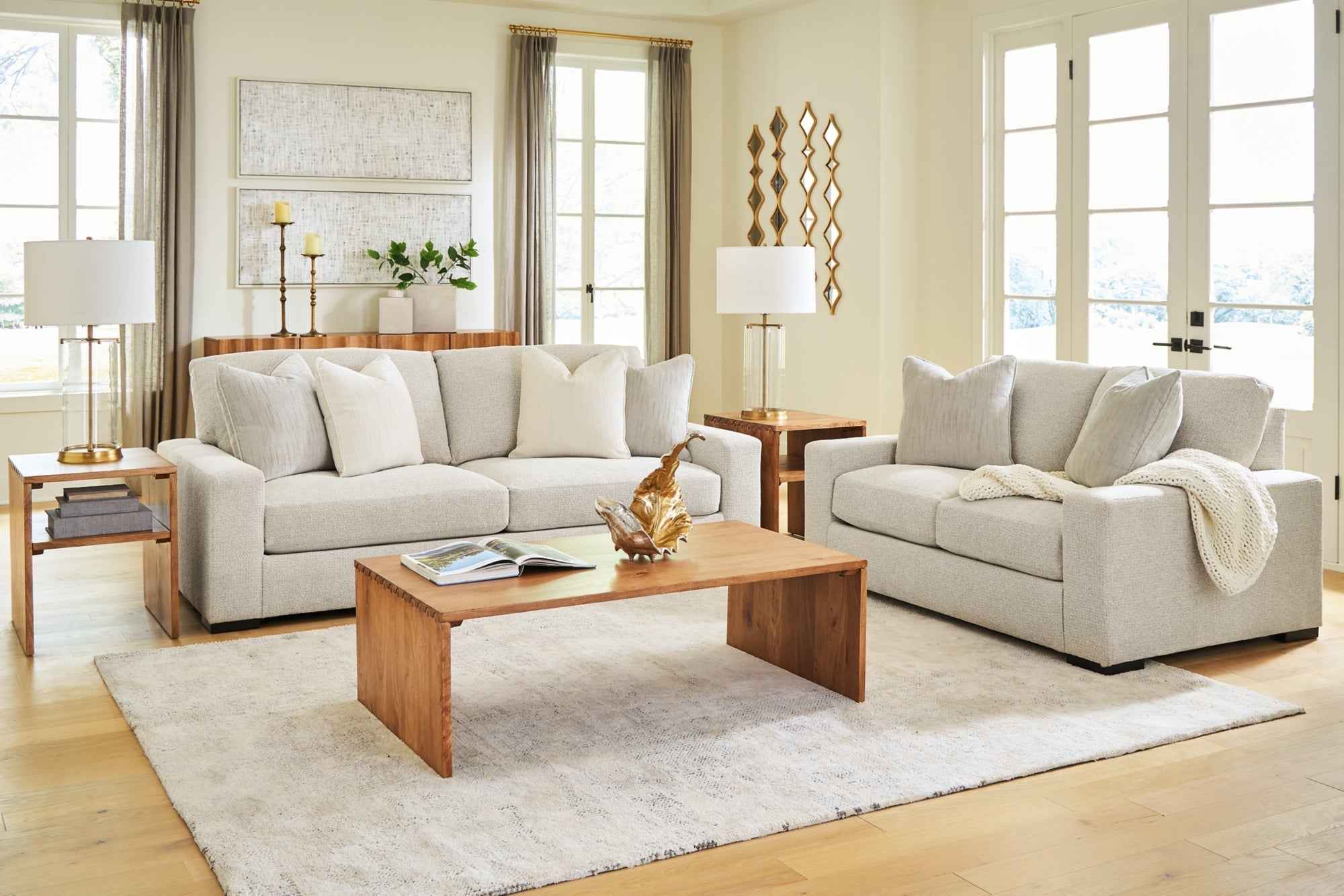Conlee-Pike Linen Sofa and Loveseat - Image 3