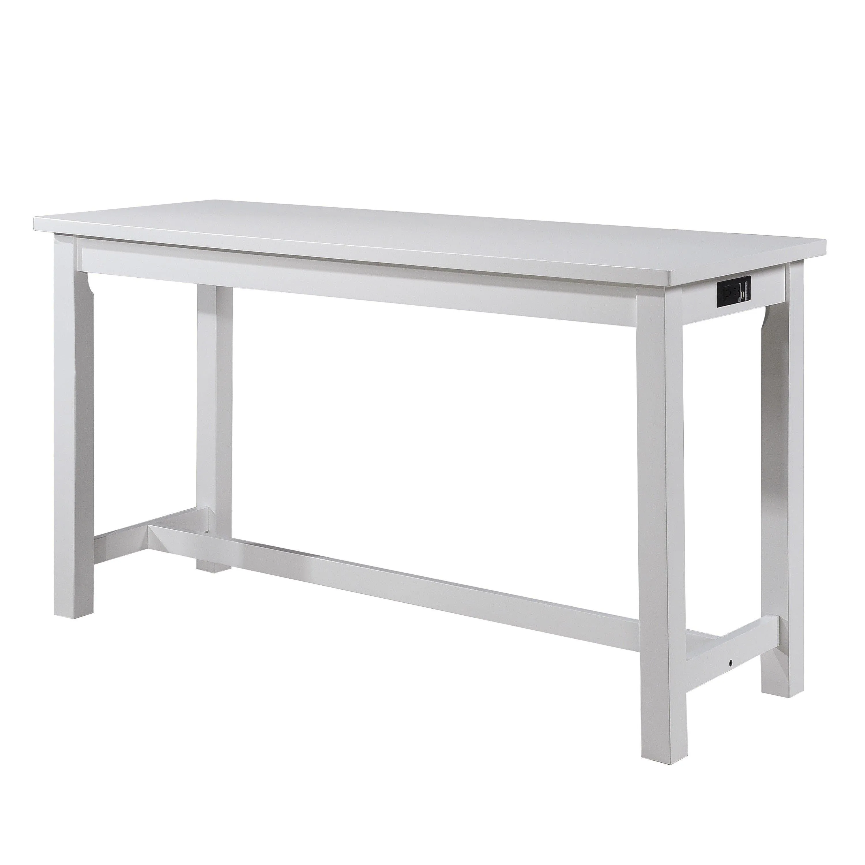 Connected White 4-Piece Pack Counter Height Set - Image 4