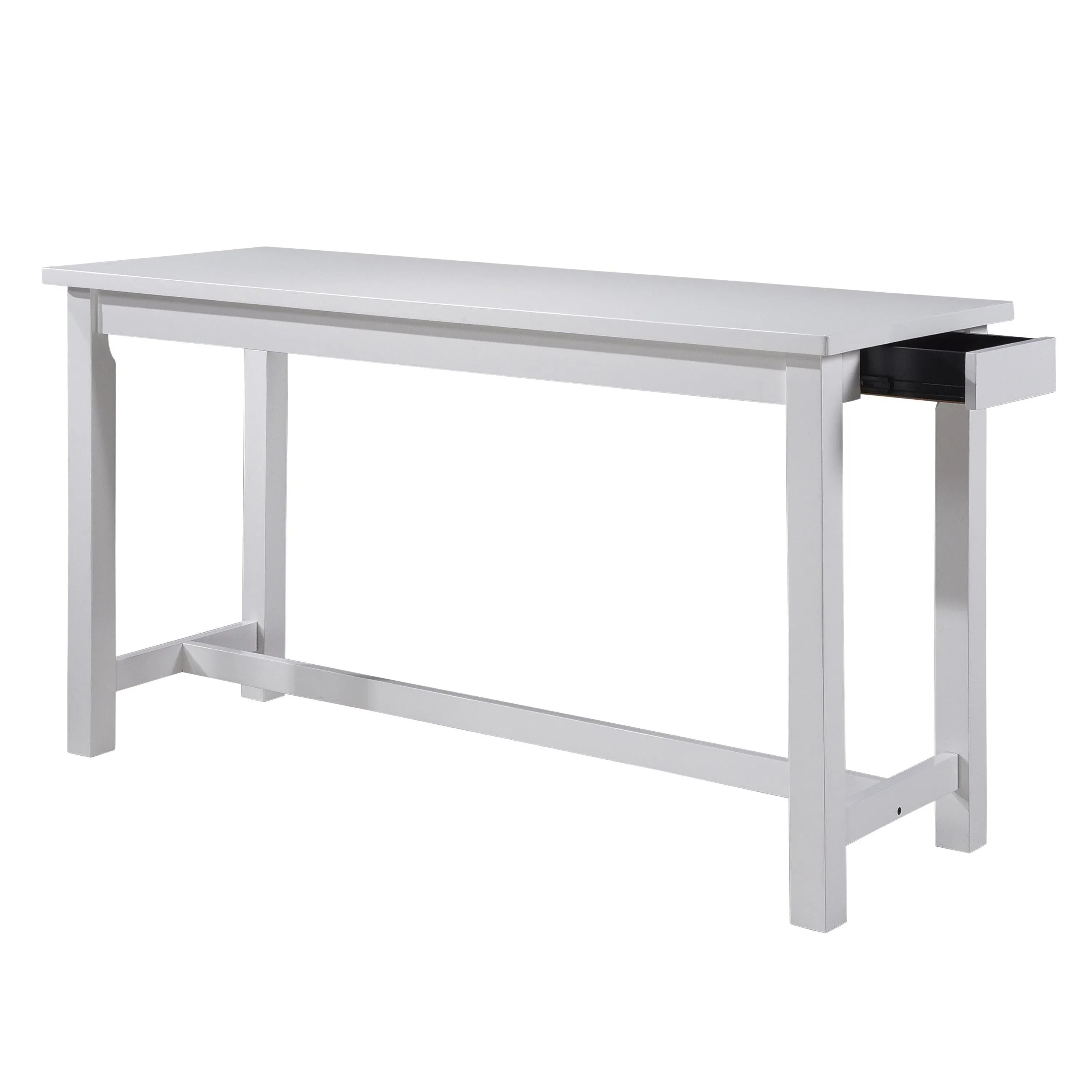 Connected White 4-Piece Pack Counter Height Set - Image 6