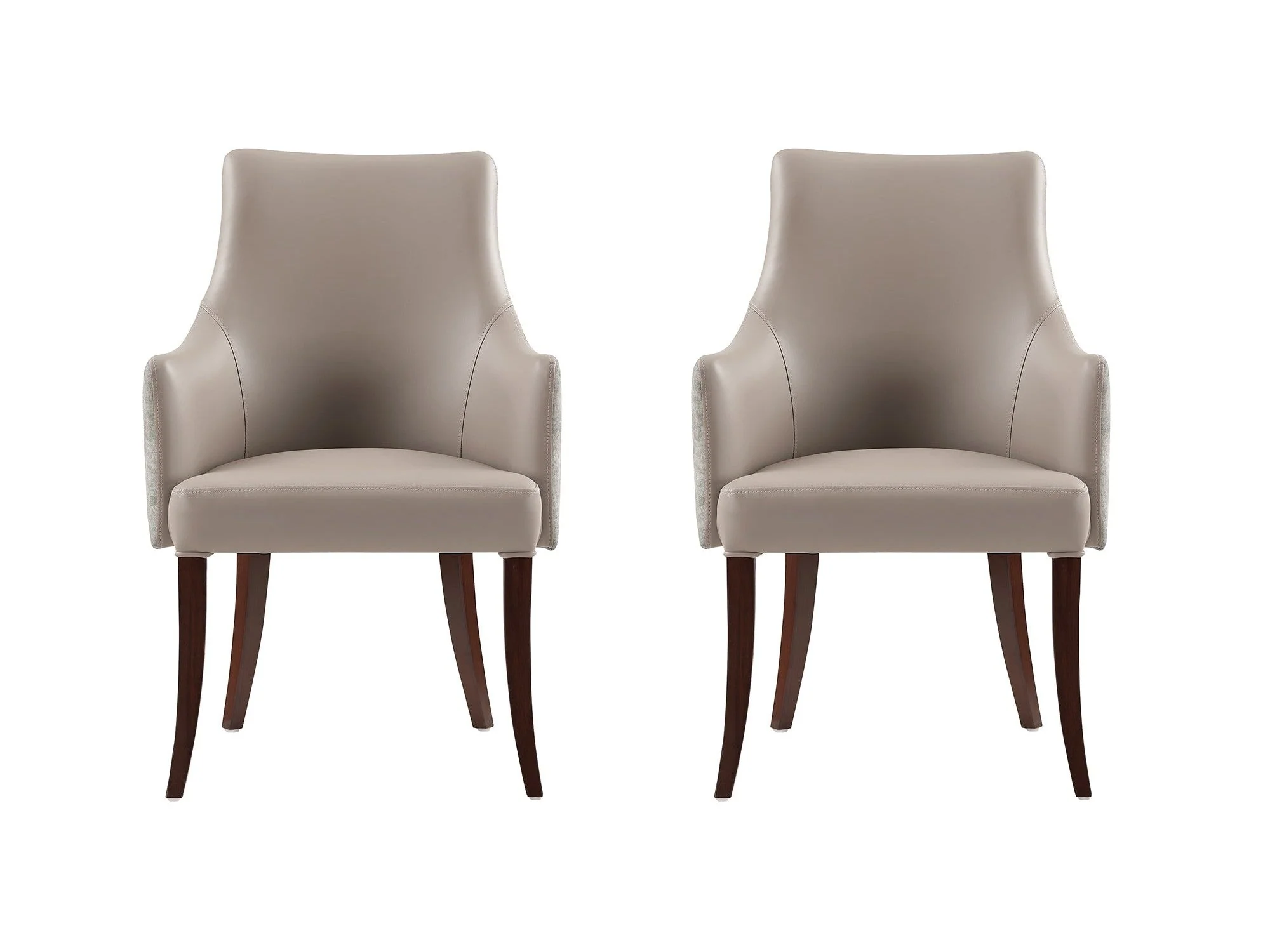 Connie Dining Armchair in Taupe (set of 2)