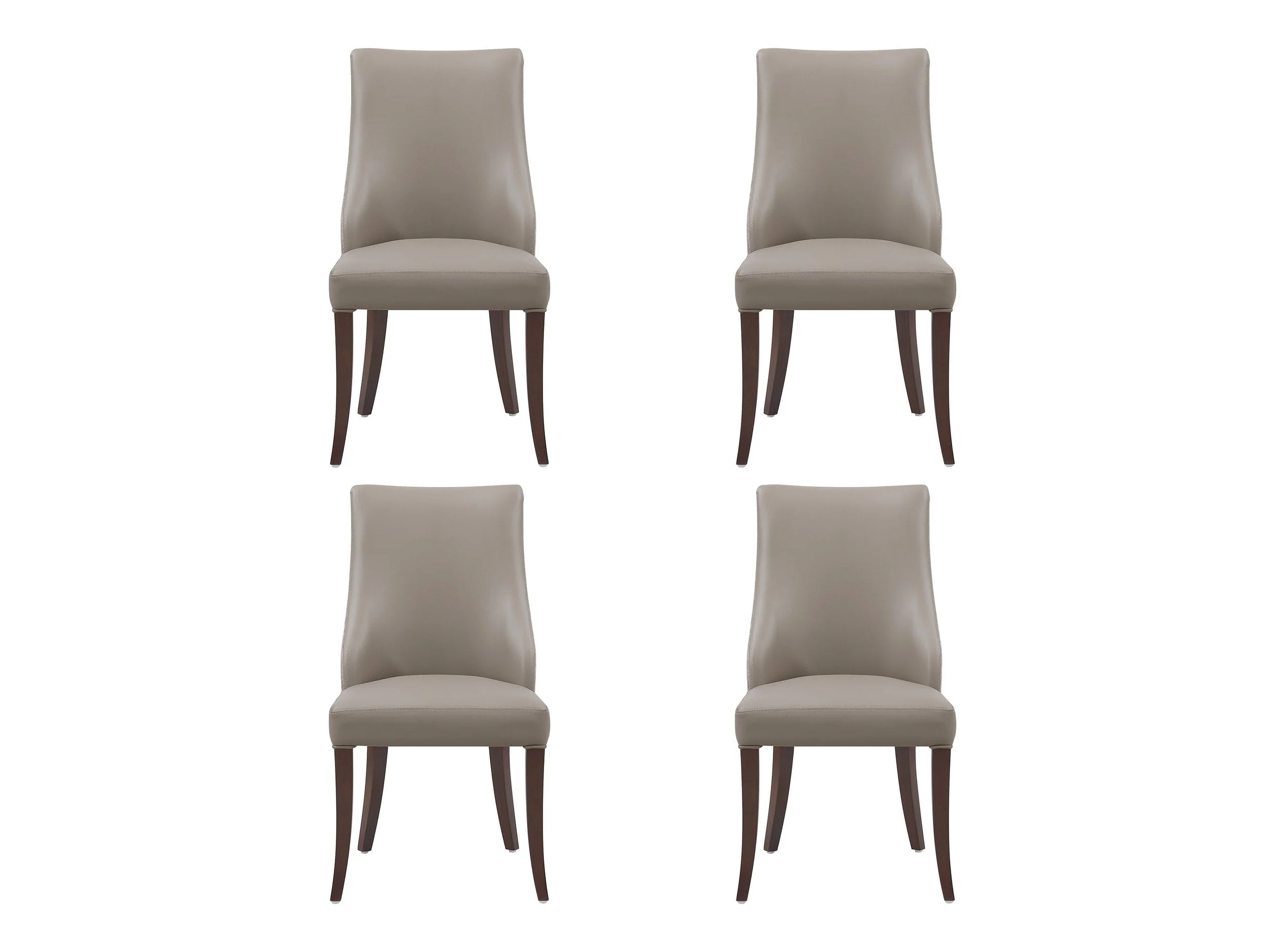 Connie Dining Chair in Taupe (set of 4)