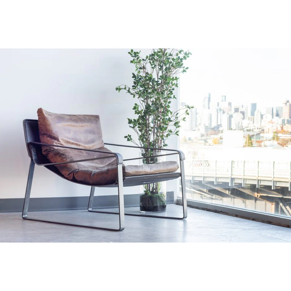 Connor Club Chair Open Road Brown Leather - Image 2