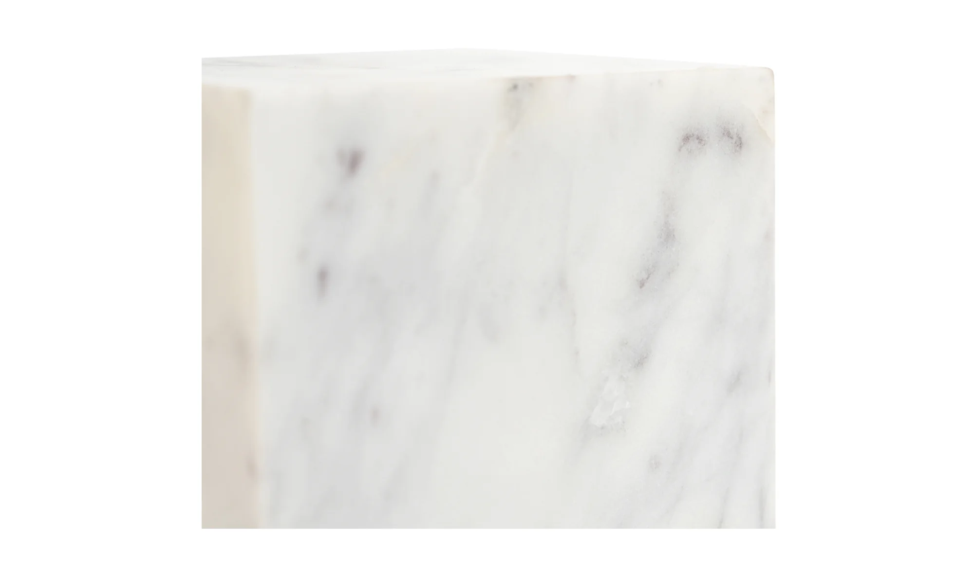 Cora Cube Tabletop Accent Banswara Purple White Marble - Image 4
