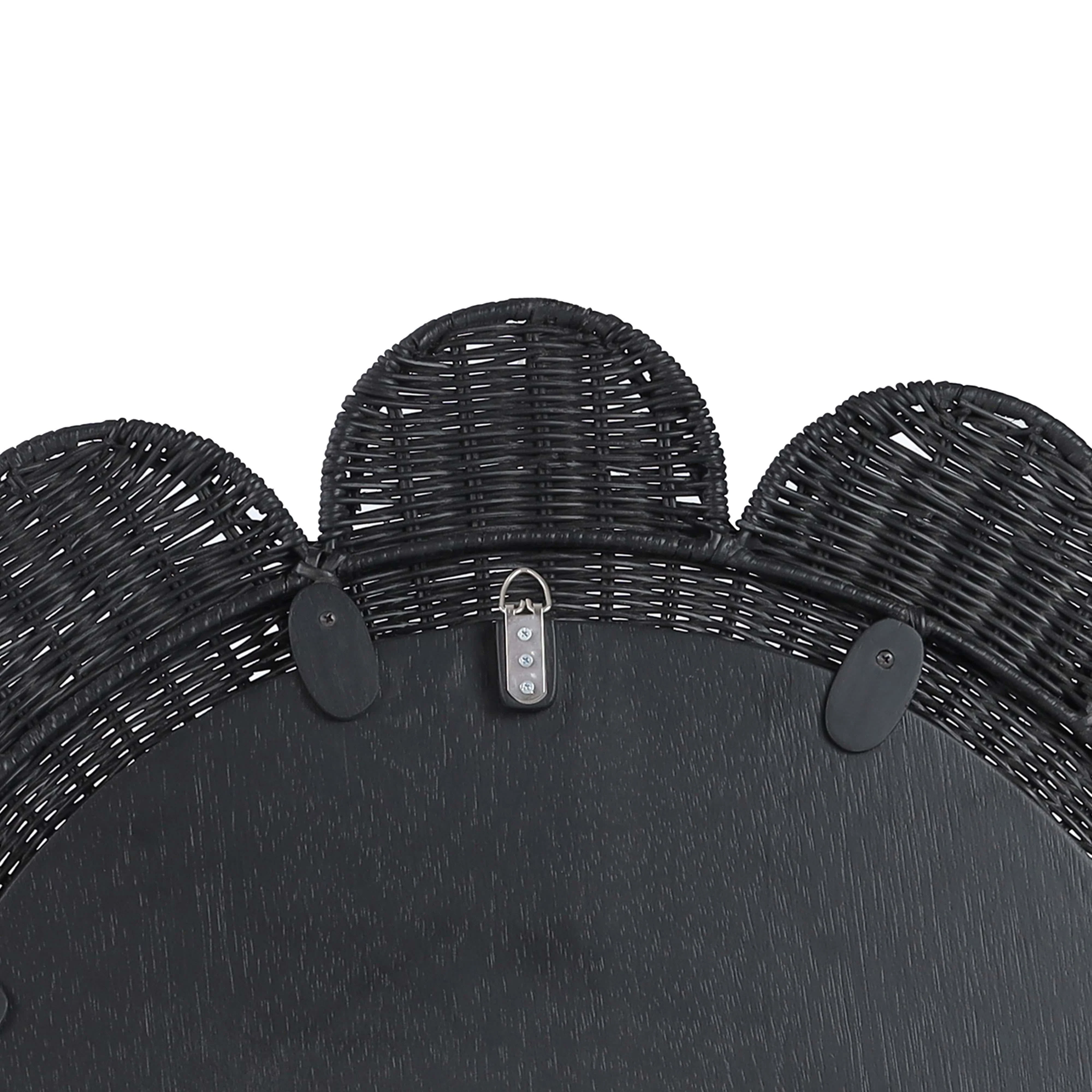 Coralie Rattan Round Mirror - Image 3