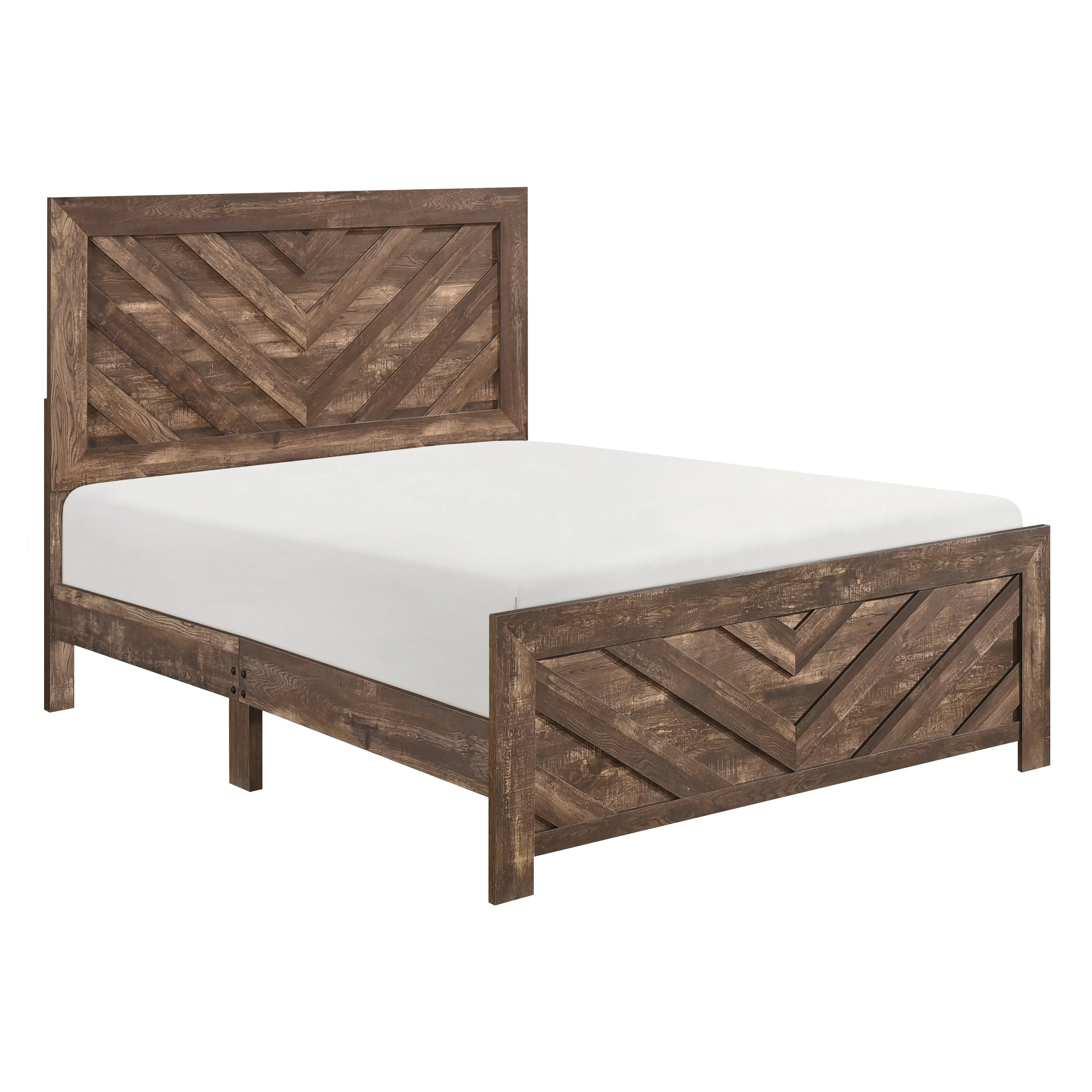 Corbin Brown Crossbuck Panel Bedroom Set - Image 4
