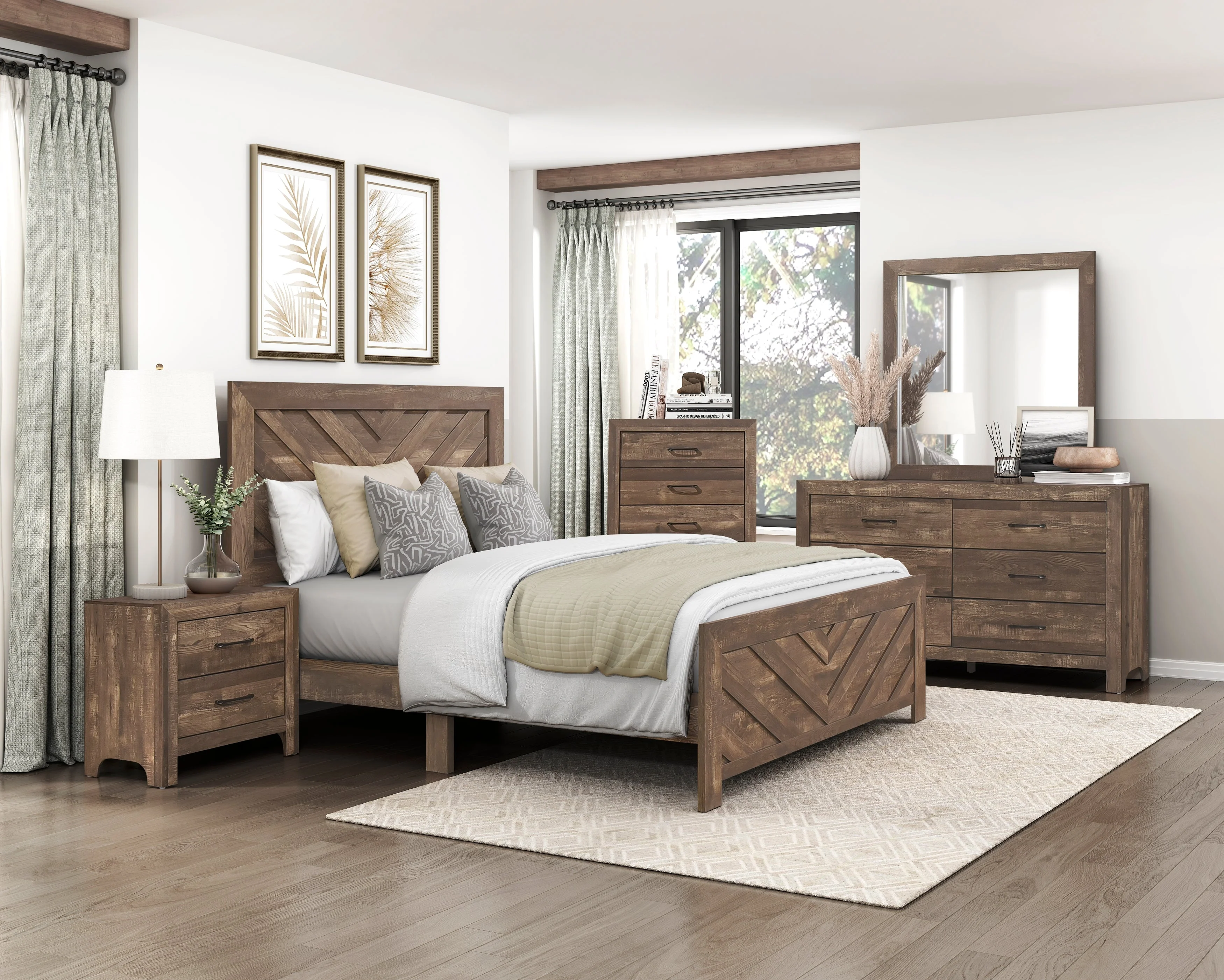 Corbin Brown Writing Desk - Image 12