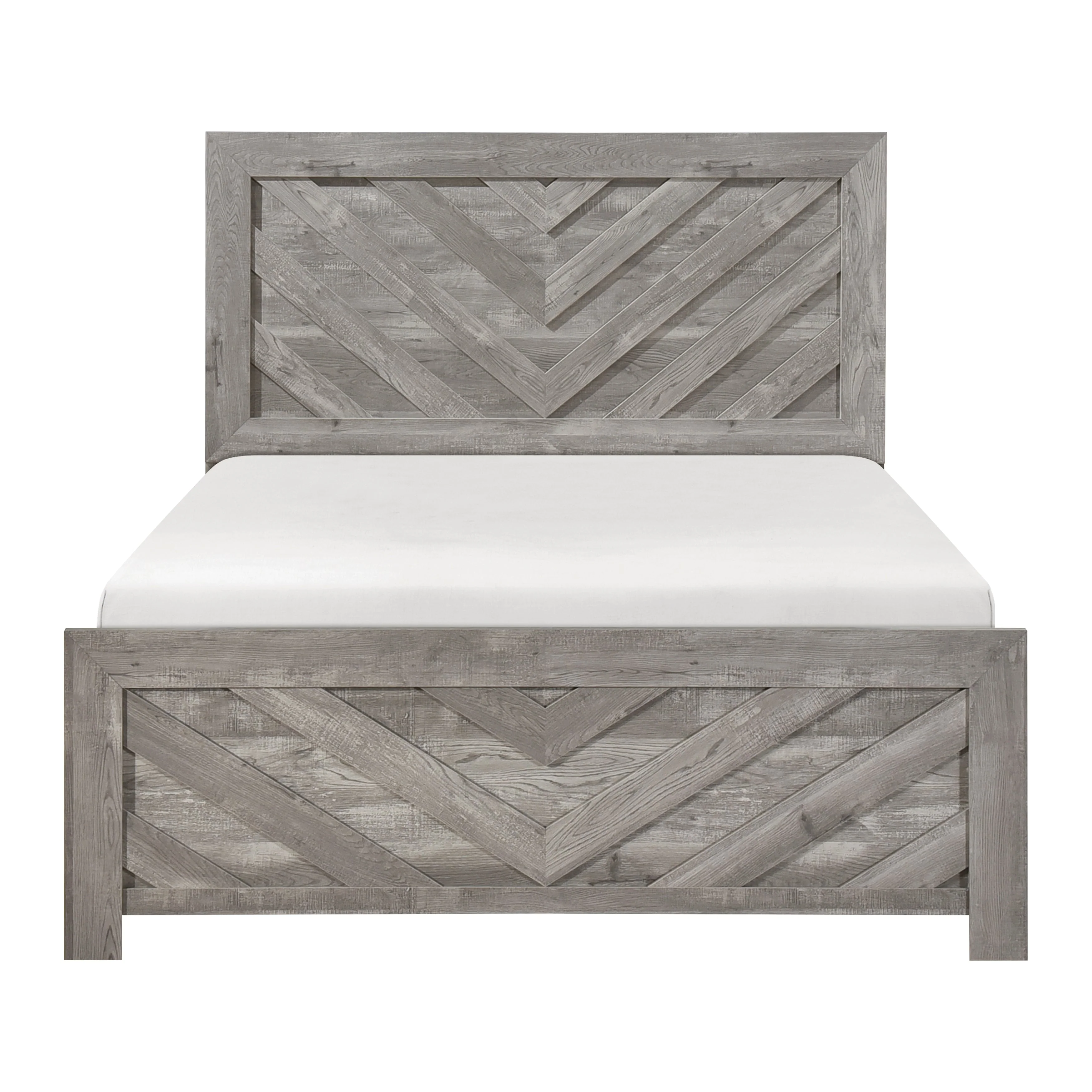 Corbin Gray Crossbuck Panel Bedroom Set - Image 2