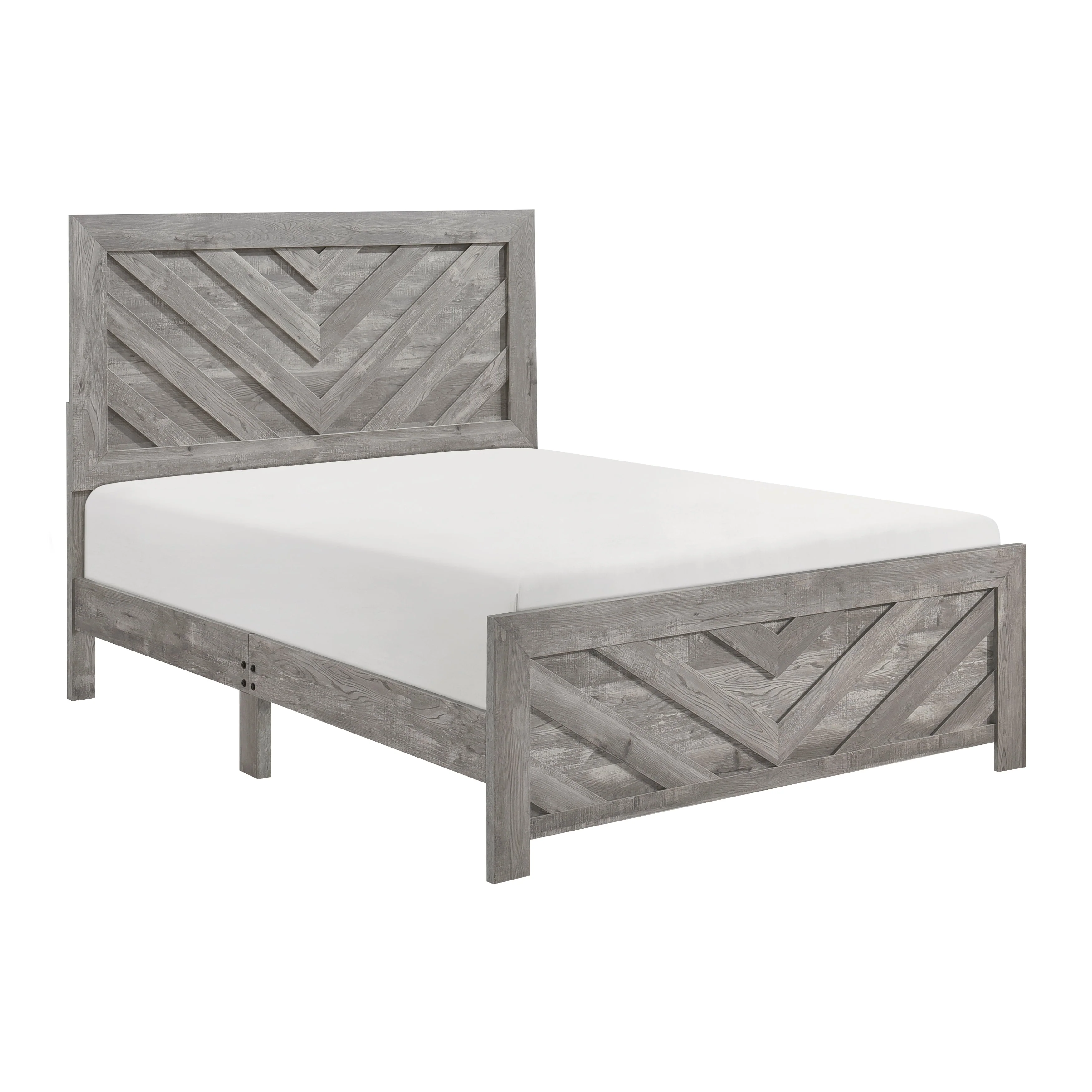 Corbin Gray Crossbuck Panel Bedroom Set - Image 4