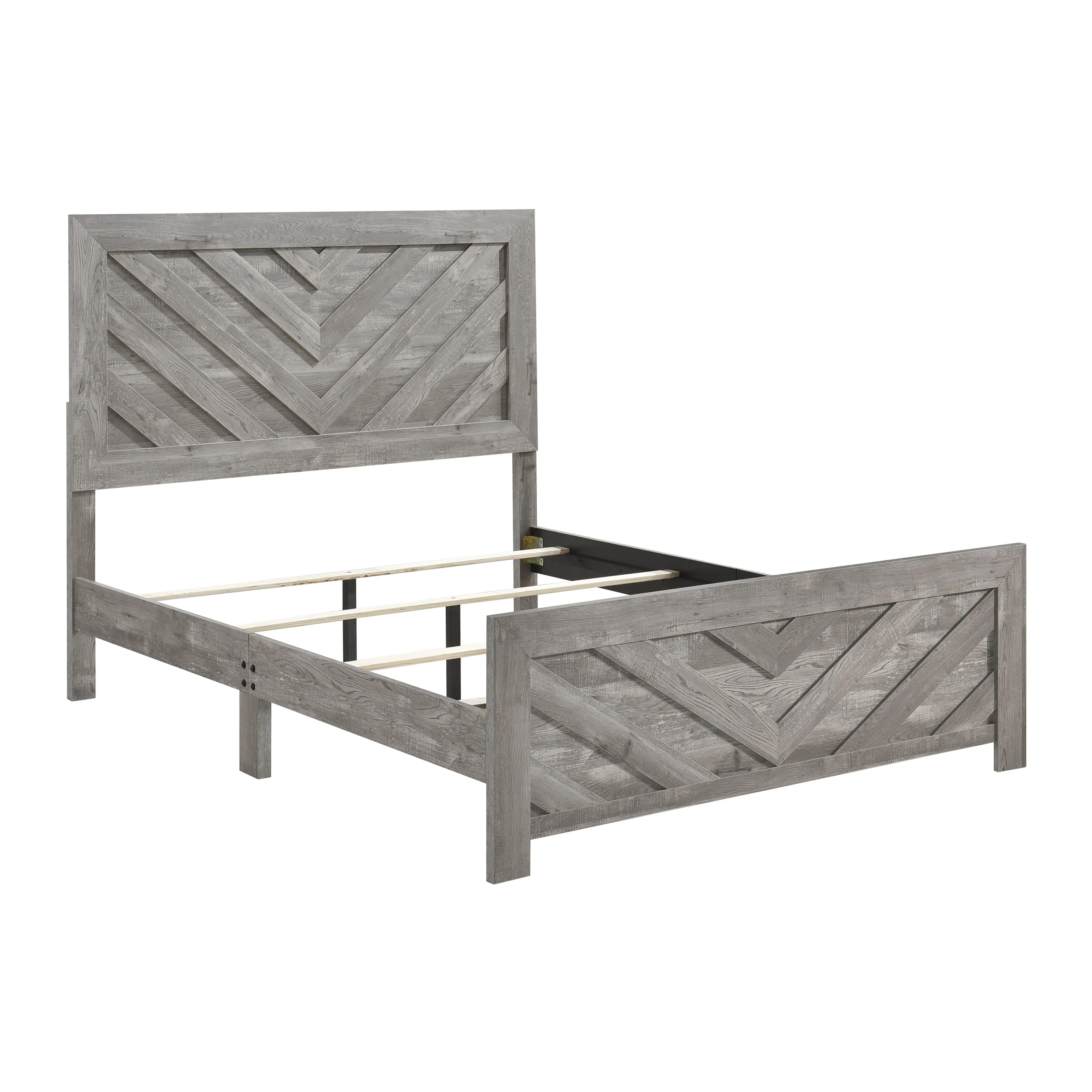 Corbin Gray Crossbuck Panel Bedroom Set - Image 5