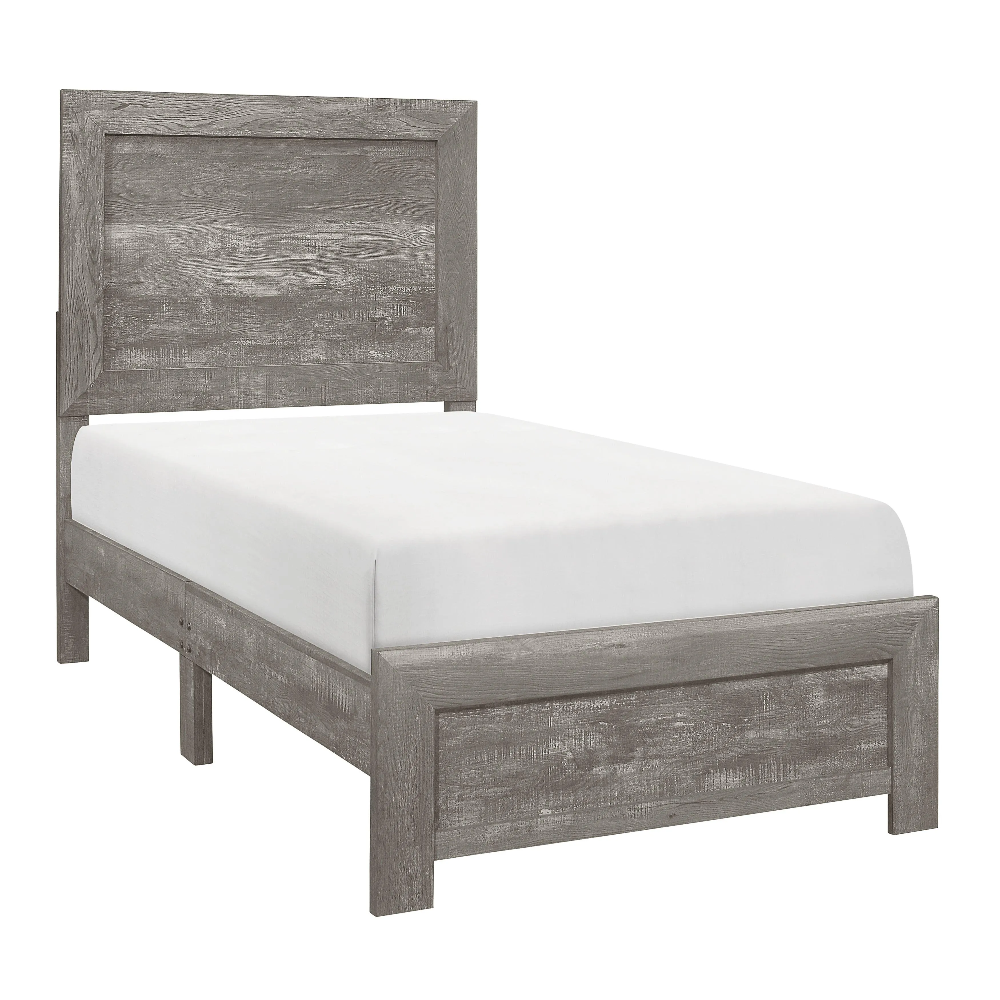Corbin Gray Twin Panel Bed - Image 4