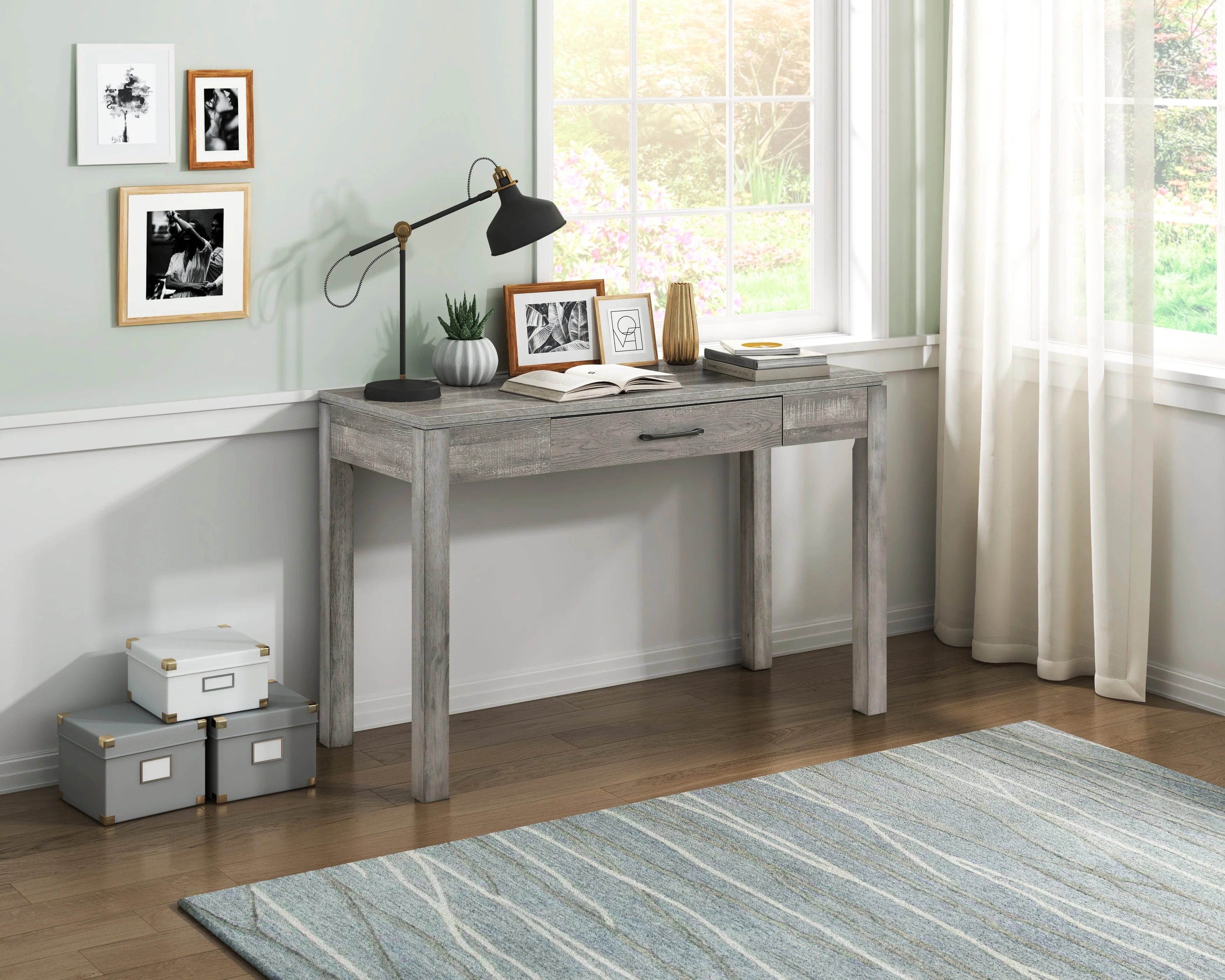 Corbin Gray Writing Desk - Image 4