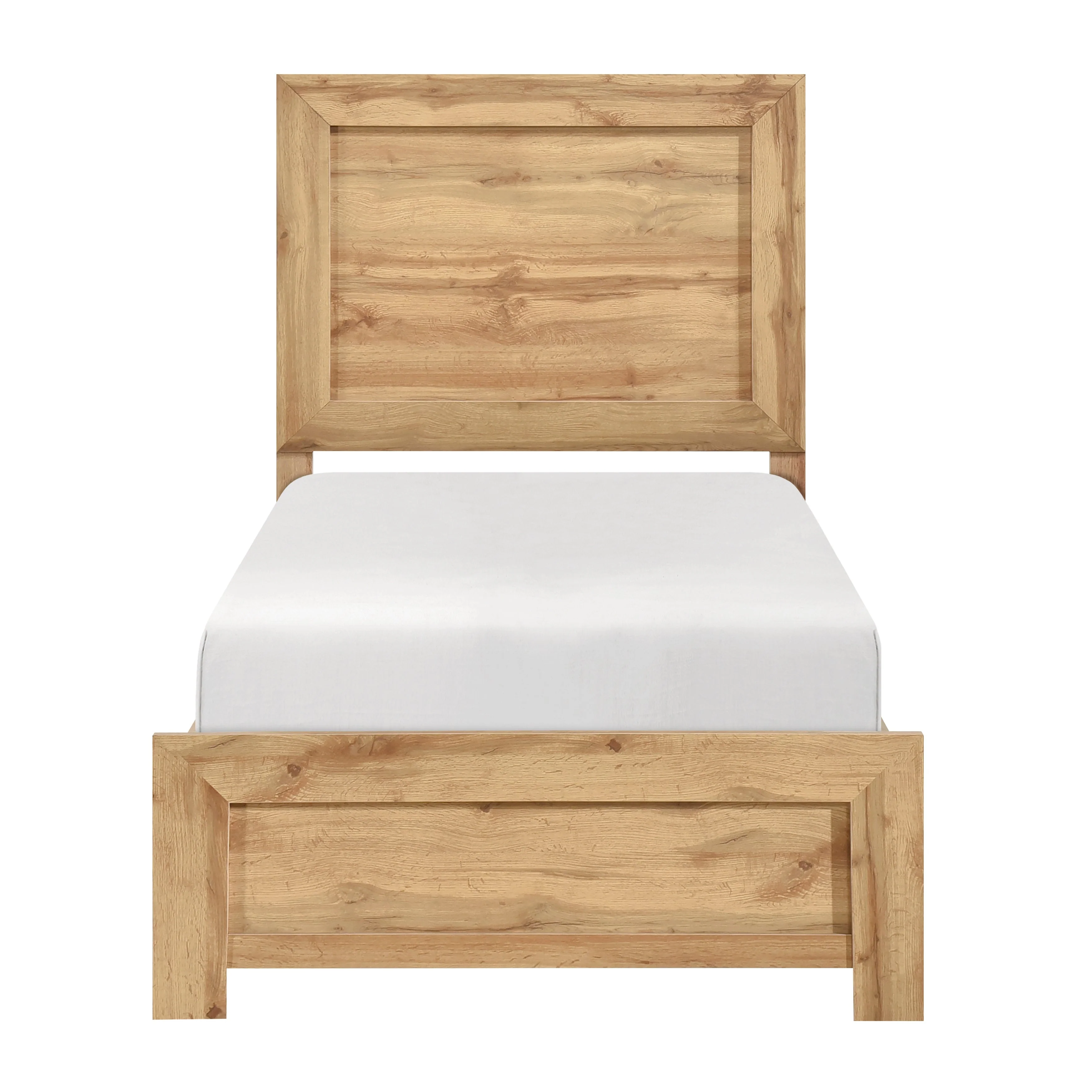 Corbin Natural Twin Panel Bed