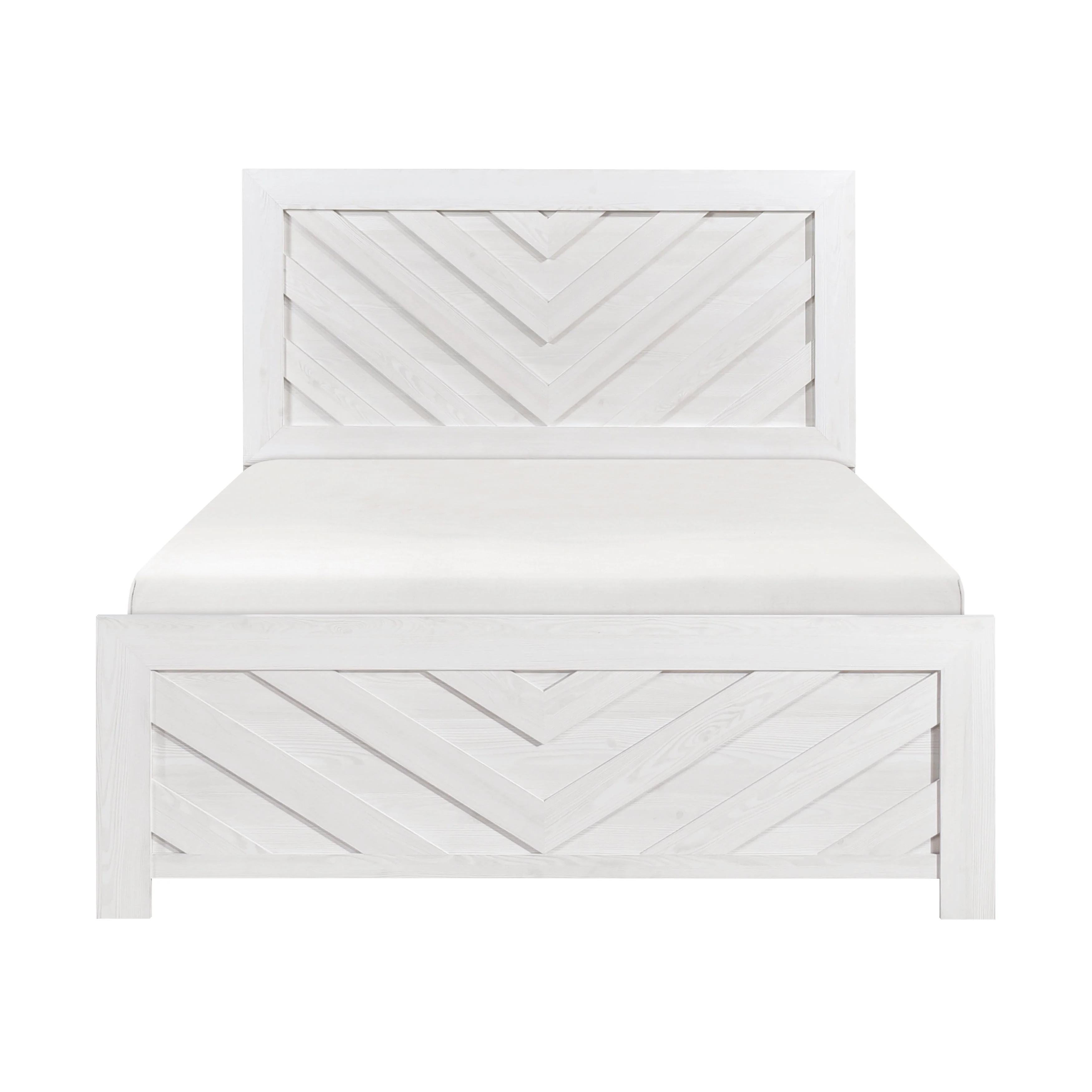 Corbin White Crossbuck Panel Bedroom Set - Image 2