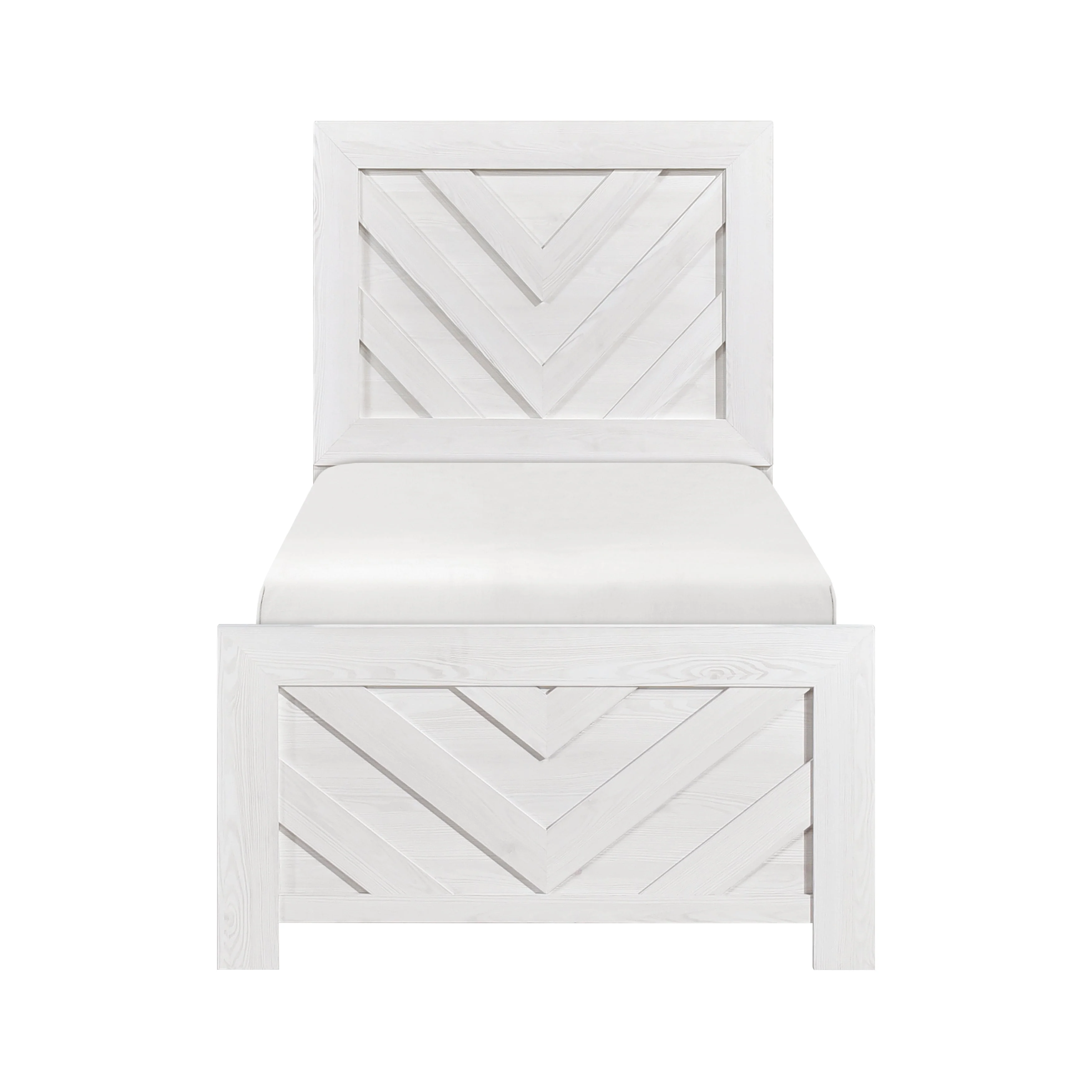 Corbin White Crossbuck Panel Youth Bedroom Set - Image 2
