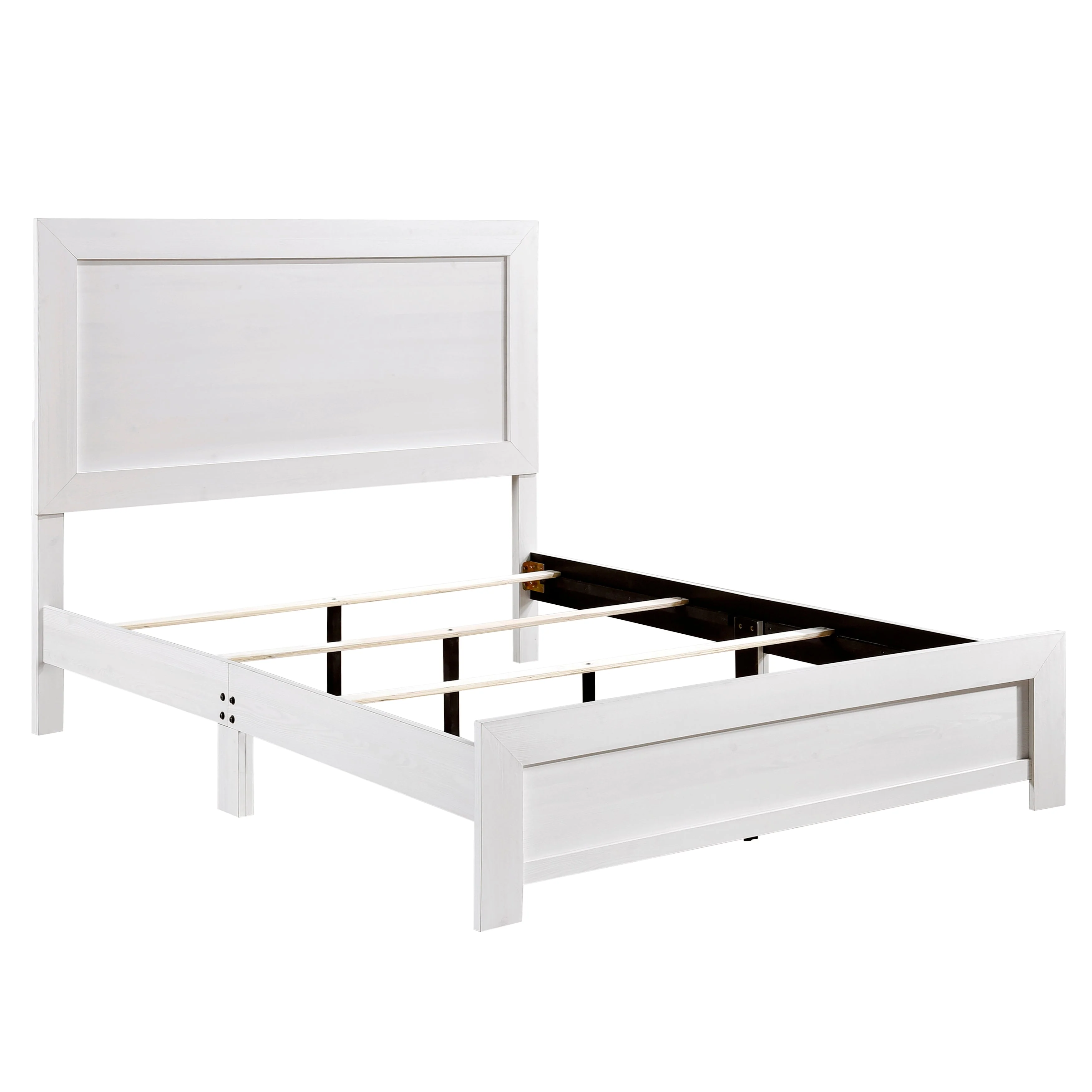 Corbin White King Panel Bed - Image 3