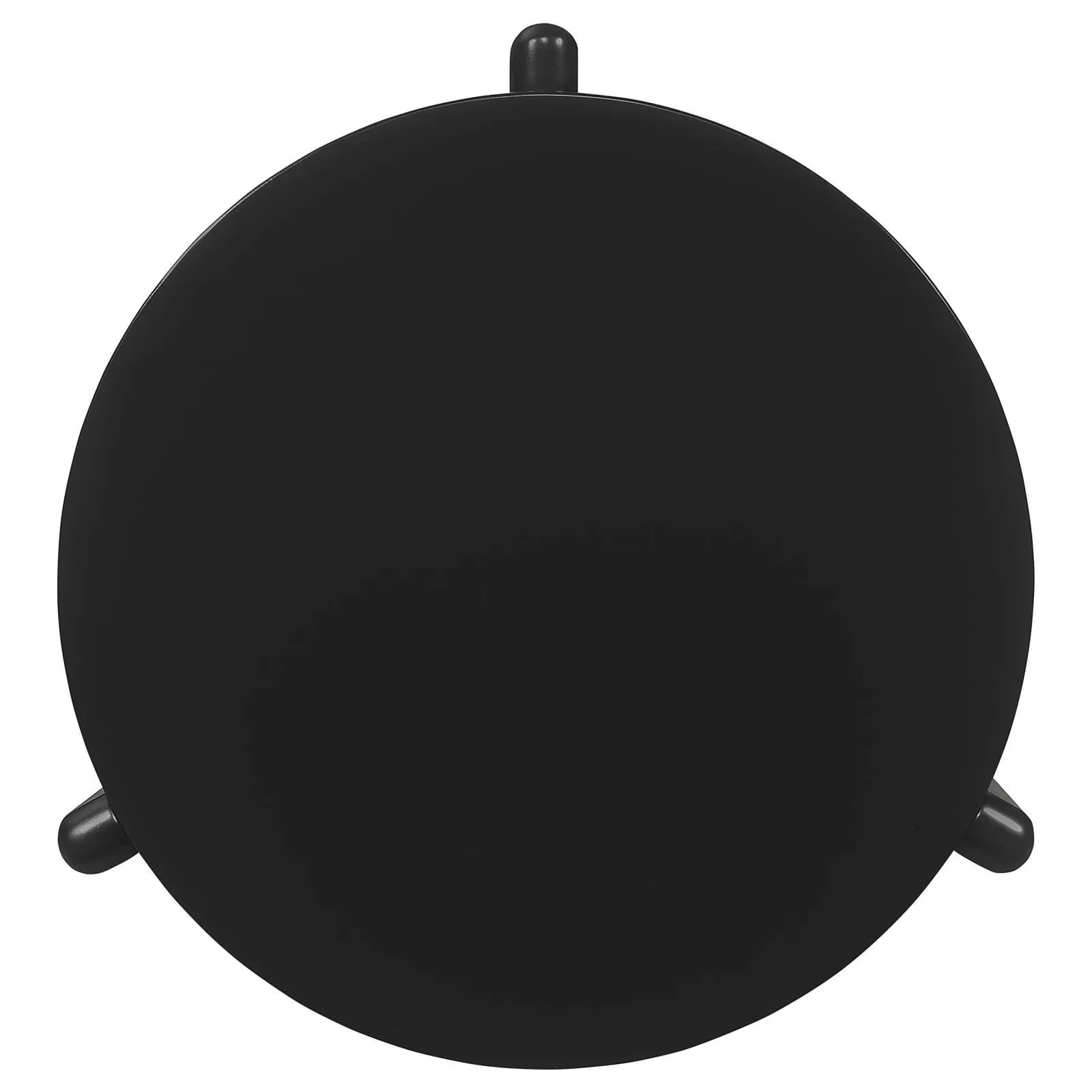 Cordova Black Round Solid Wood End Table - Image 3