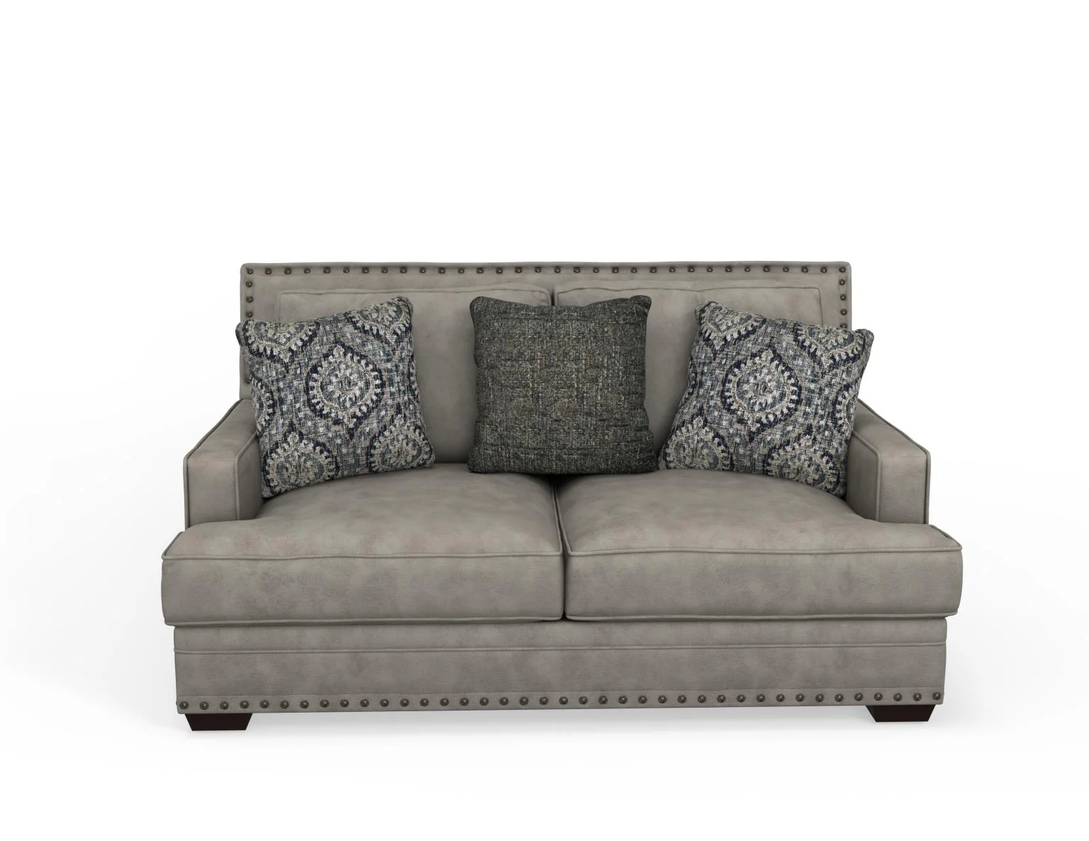 Corinthian Antelope Dove Sofa & Loveseat - Image 3