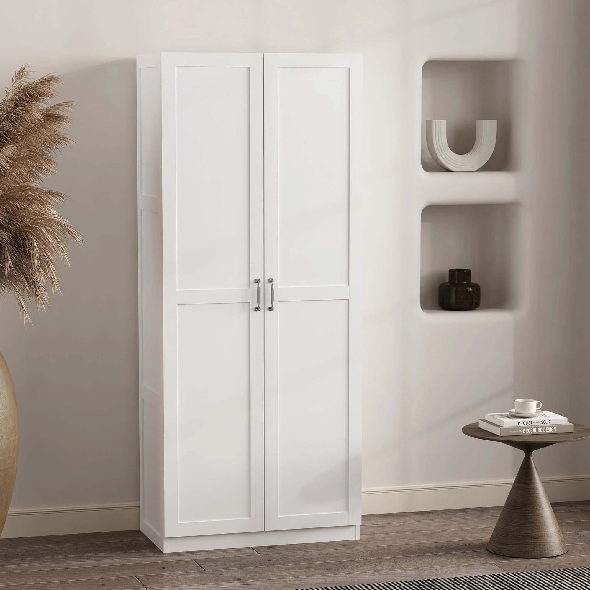 Cornelia Storage Closet 1.0 in White - Image 2