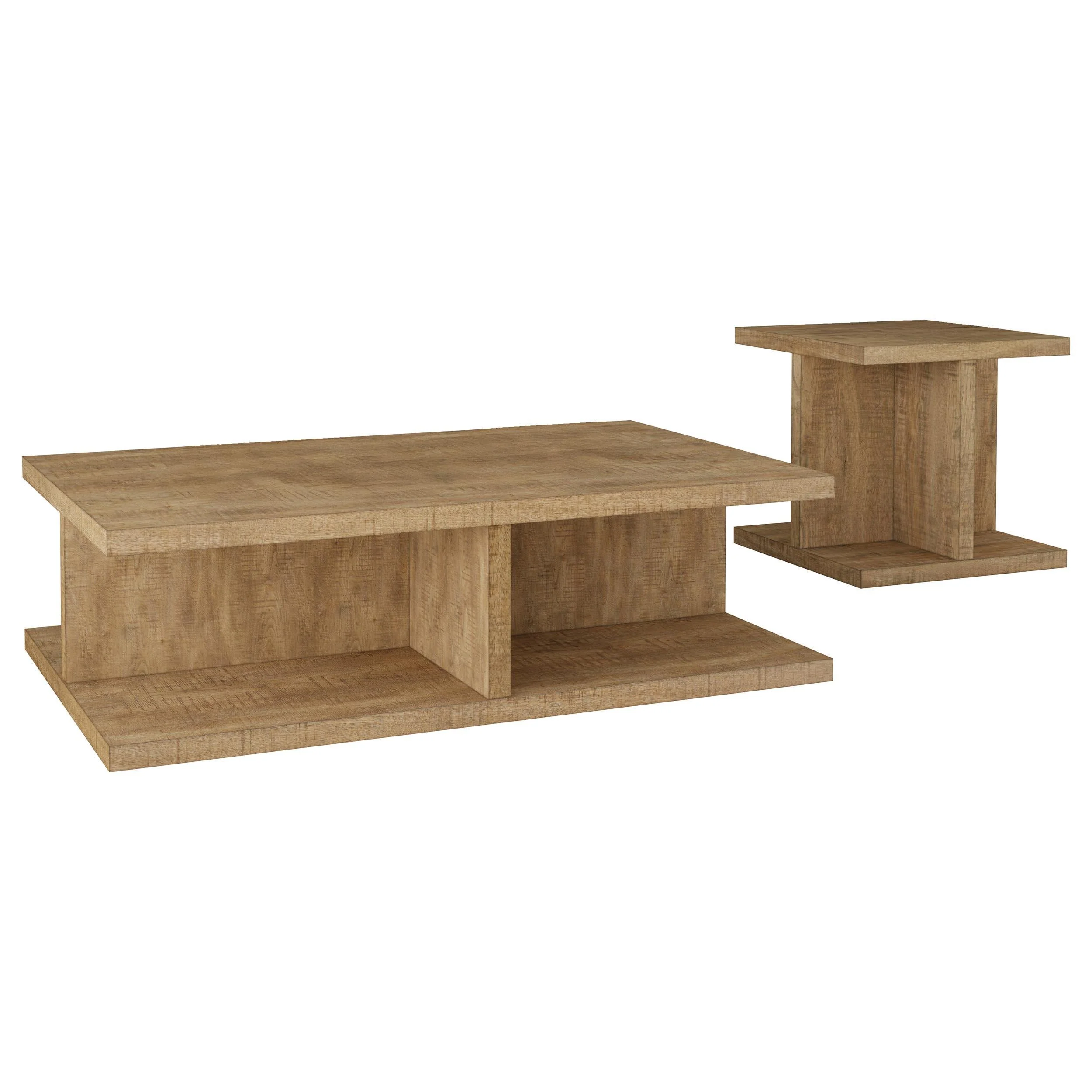 Cortona Mango 2-Piece Coffee and End Table Set - Image 2
