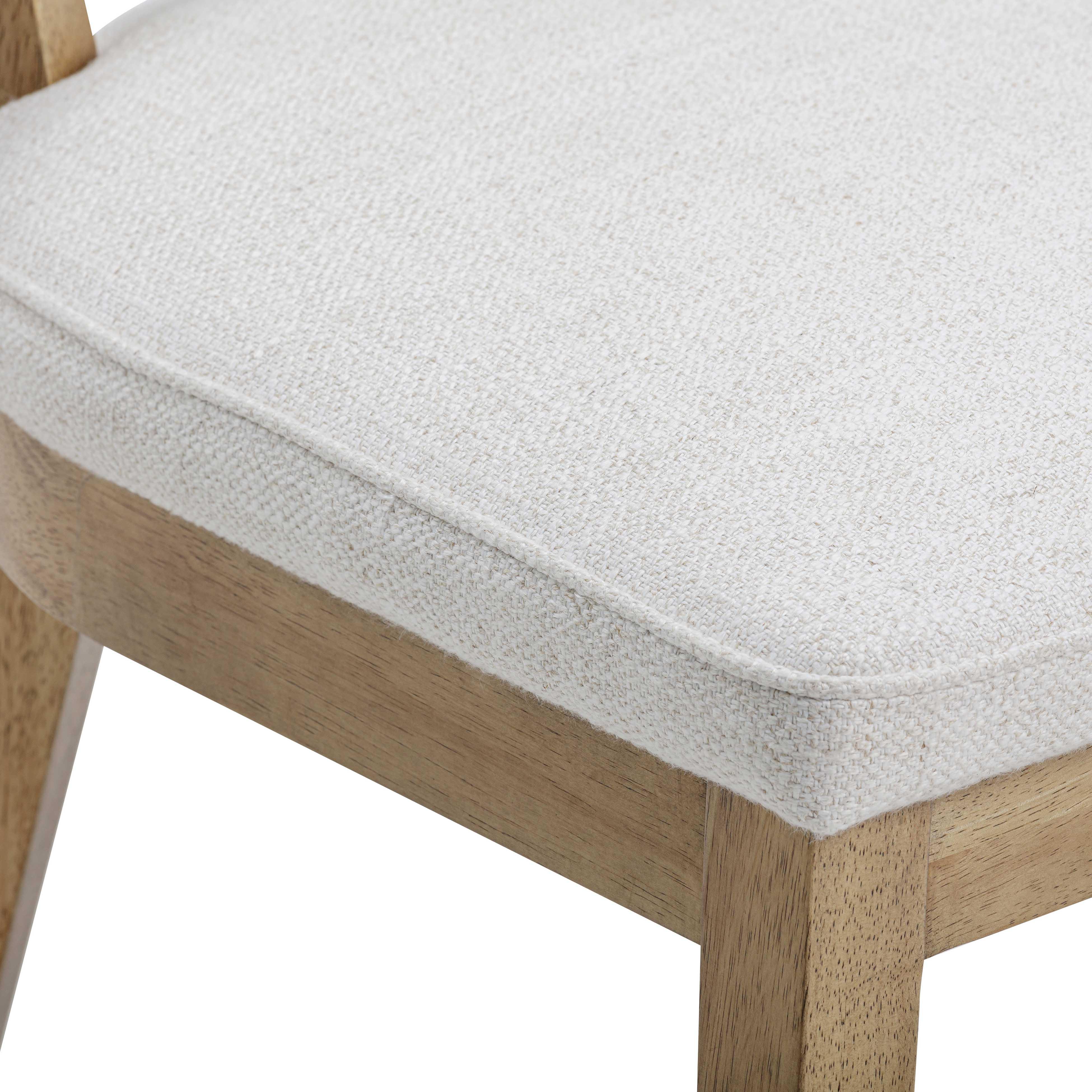 Cosette Performance Linen Dining Chair - Image 6
