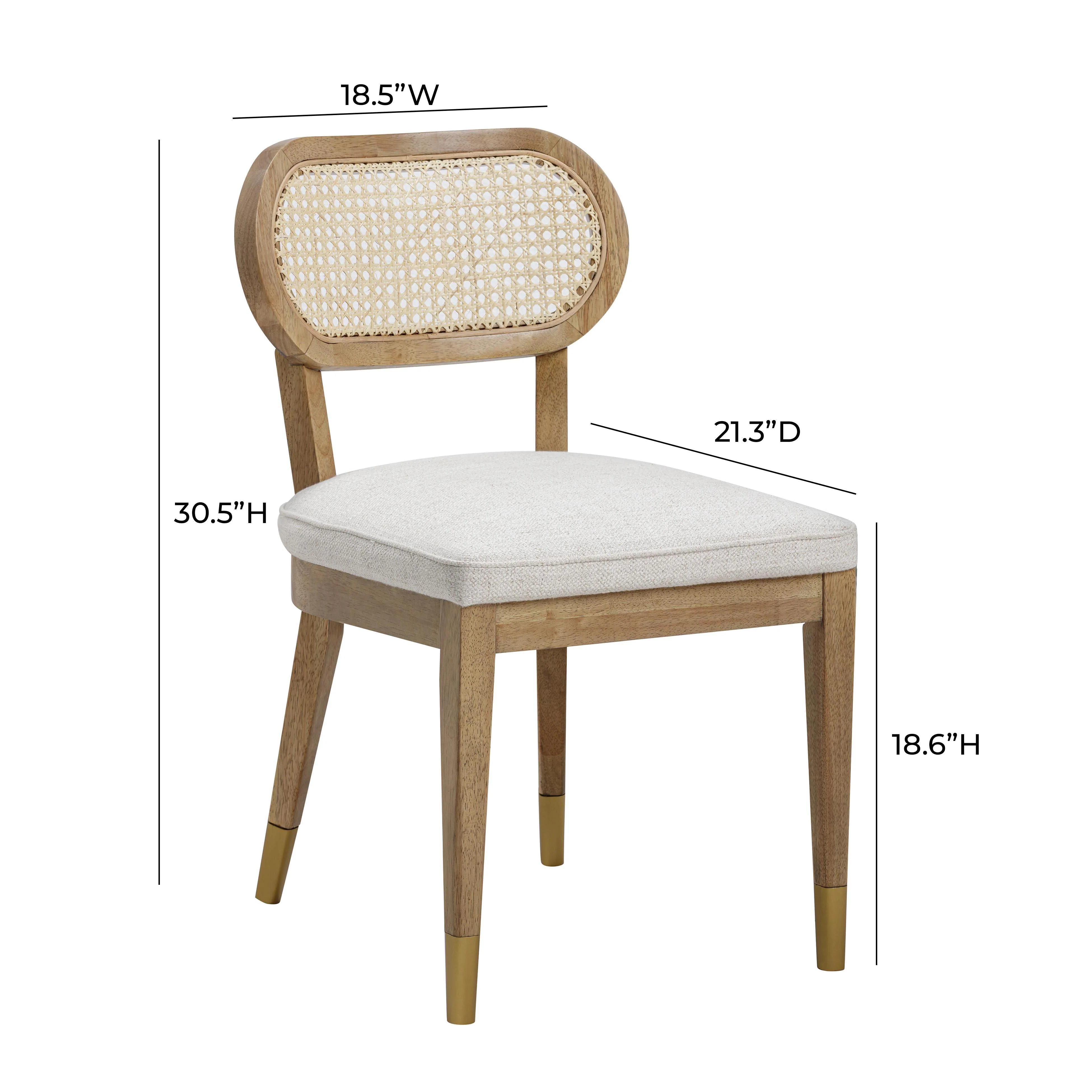 Cosette Performance Linen Dining Chair - Image 7