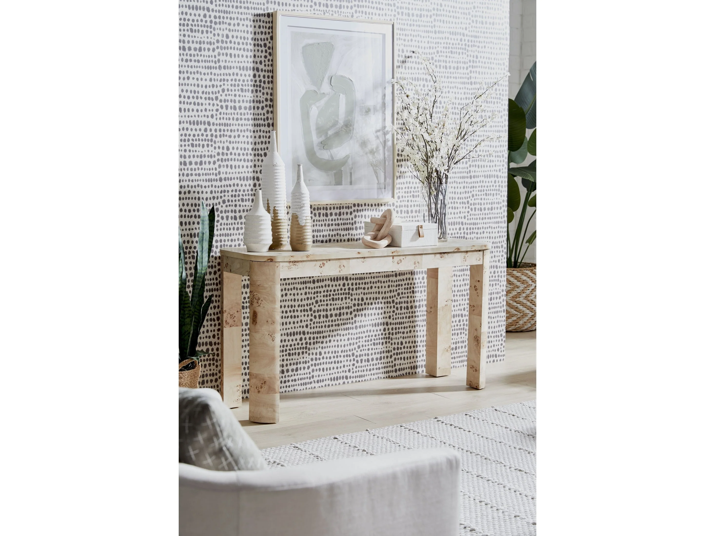 Cosmo Amber Kiss Console Table