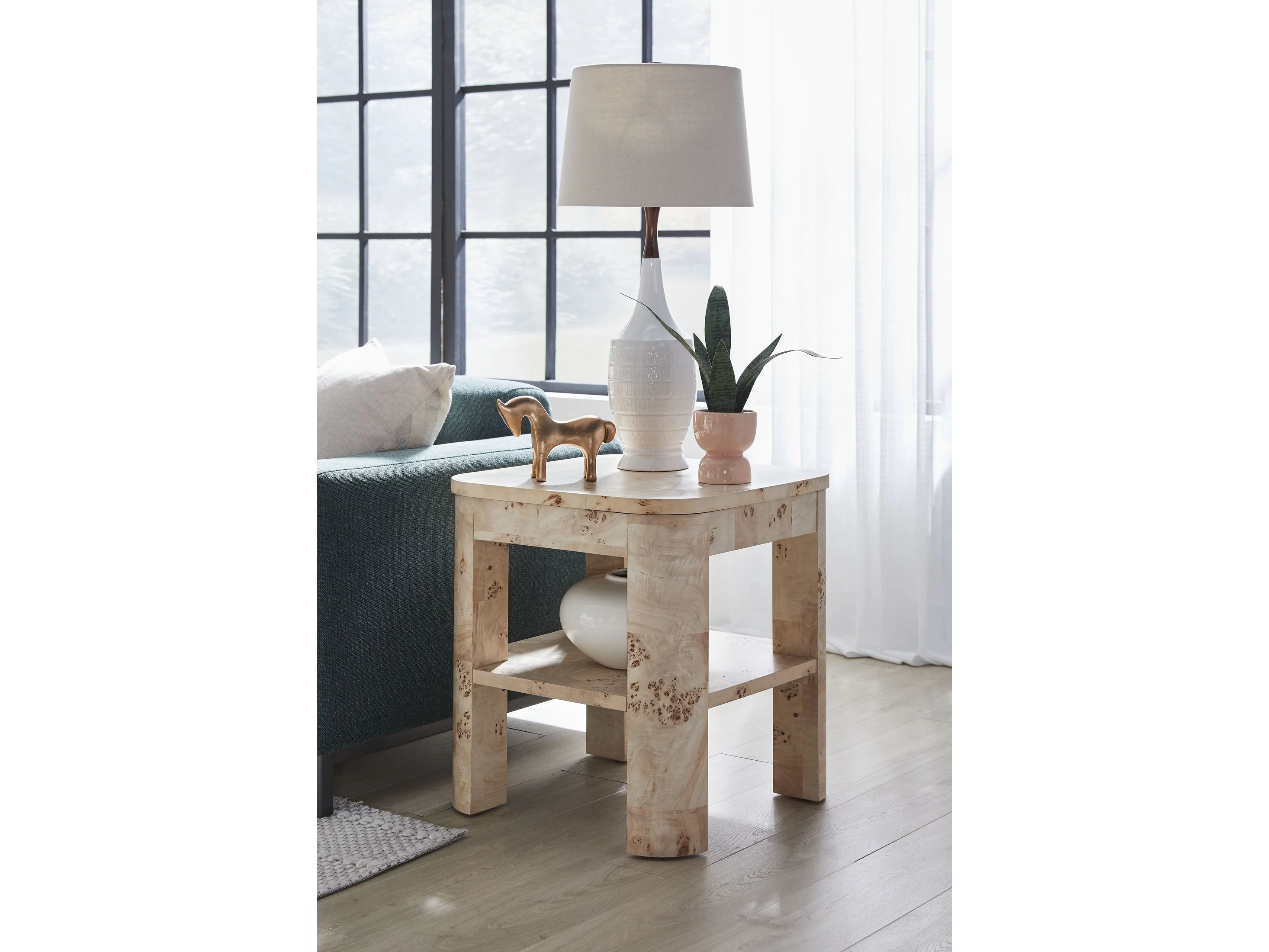 Cosmo Amber Kiss End Table