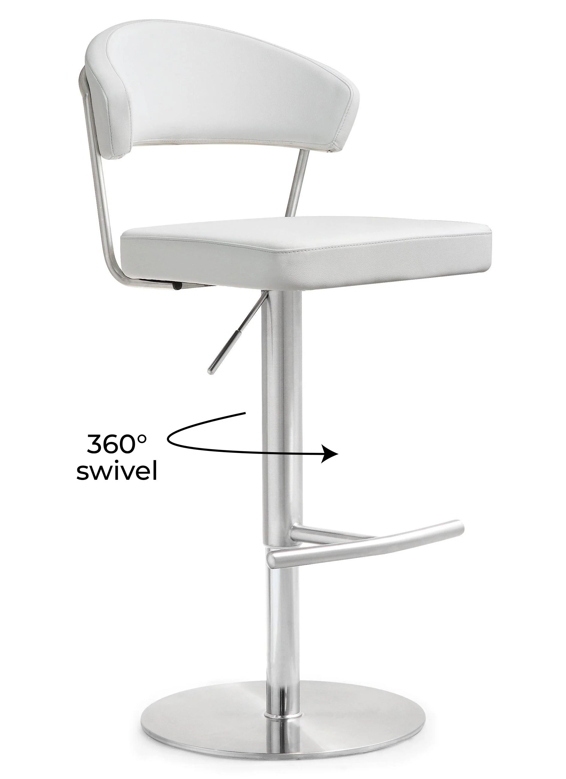 Cosmo Performance Vegan Leather Adjustable Stool - Image 25