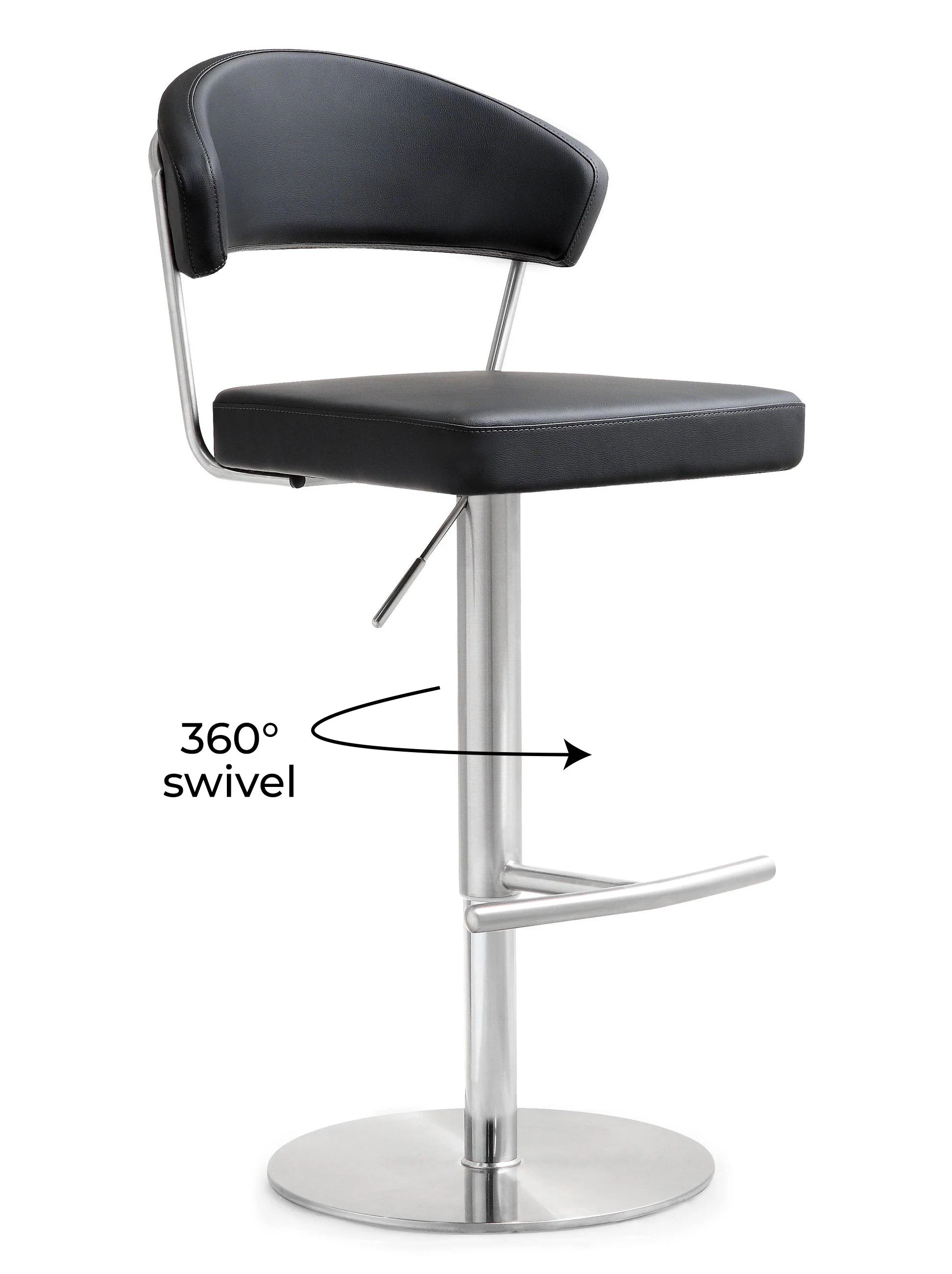 Cosmo Performance Vegan Leather Adjustable Stool - Image 34