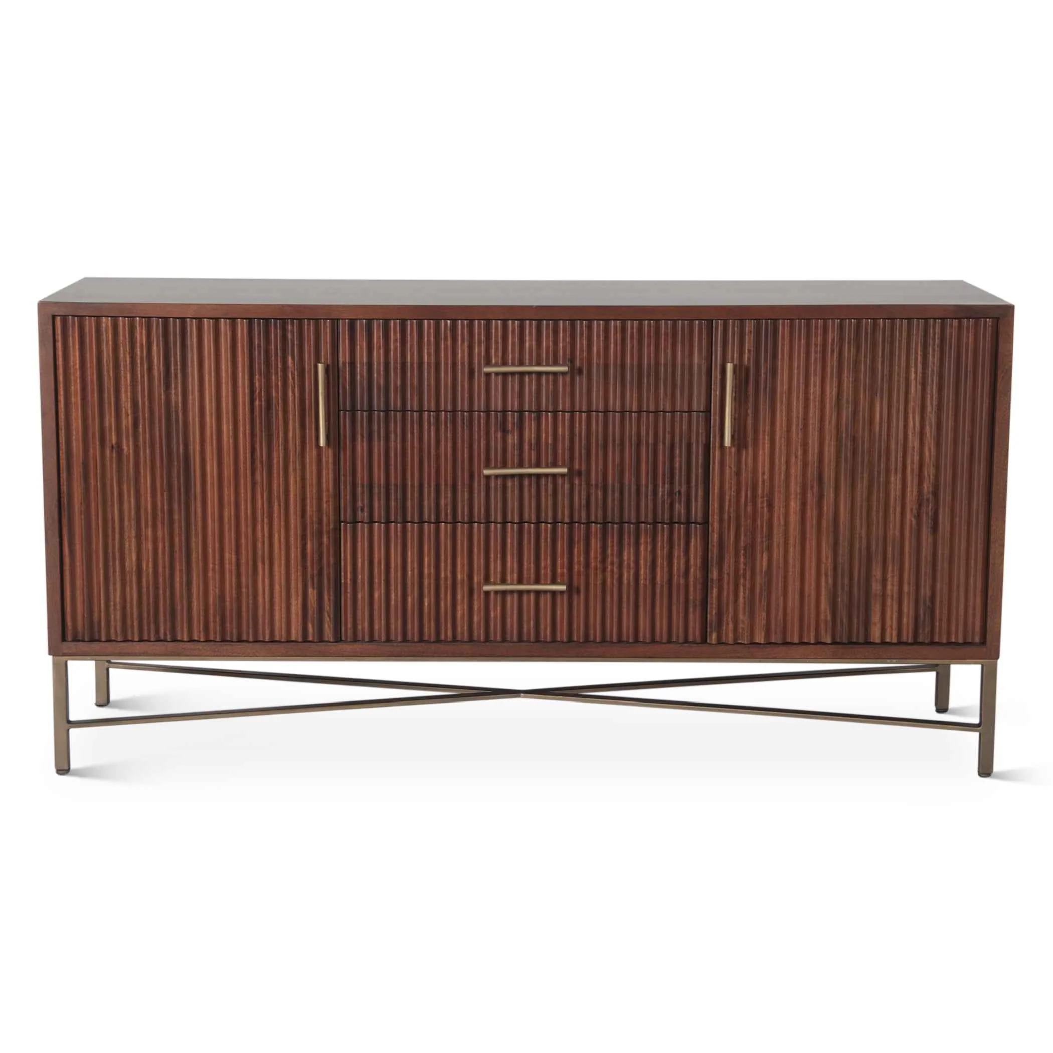 Cosmopolitan 68" Sideboard in Honey Brown - Image 6