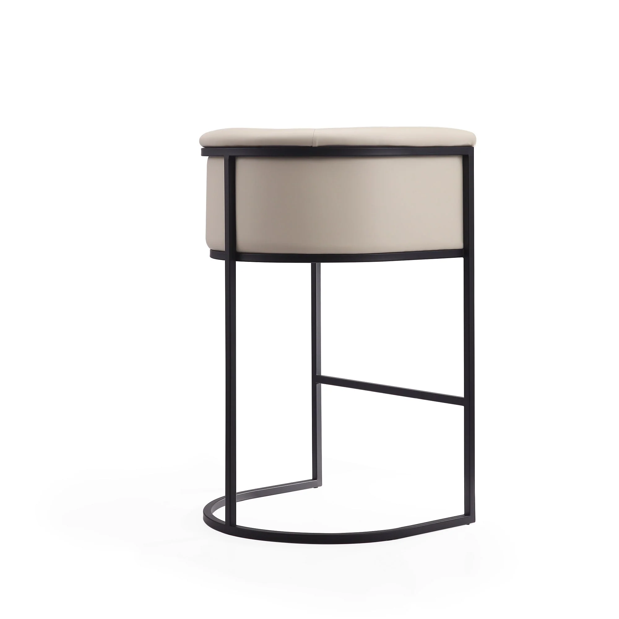 Cosmopolitan Barstool in Cream and Black (set of 2) - Image 7